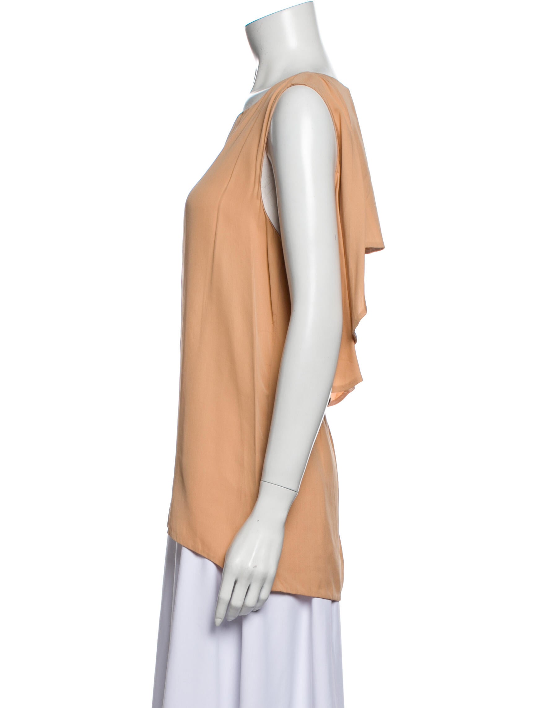 Tia Cibani Crew Neck Sleeveless Top
