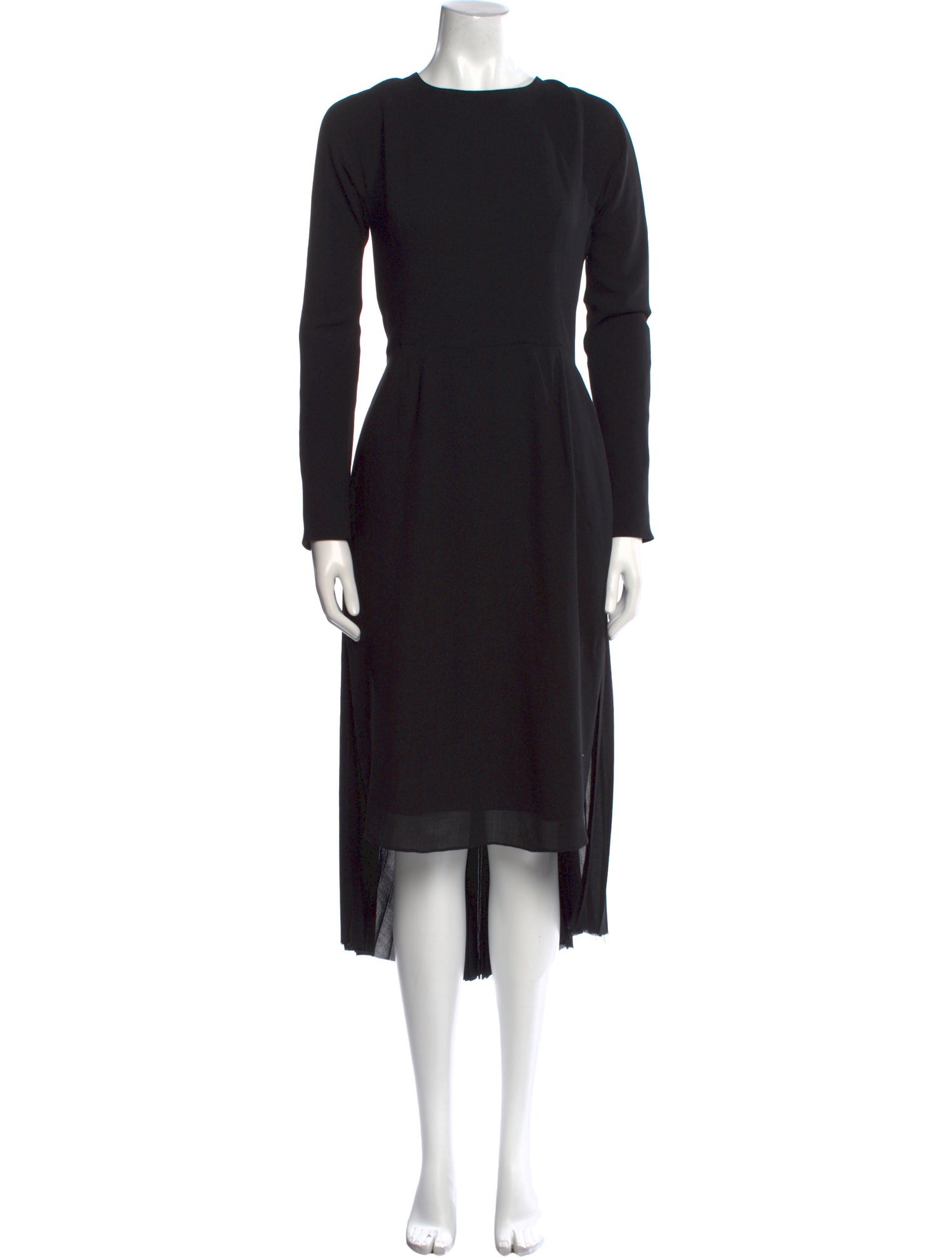 Tia Cibani Wool Midi Length Dress