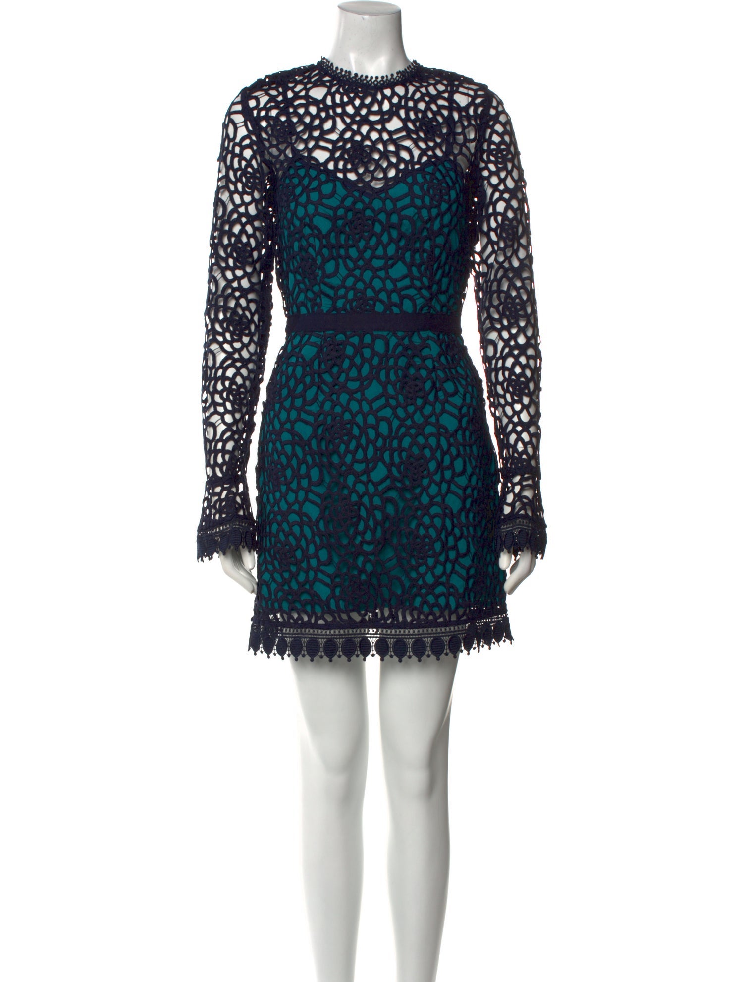 Talulah Lace Pattern Mini Dress
