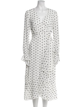 Talulah Polka Dot Print Long Dress
