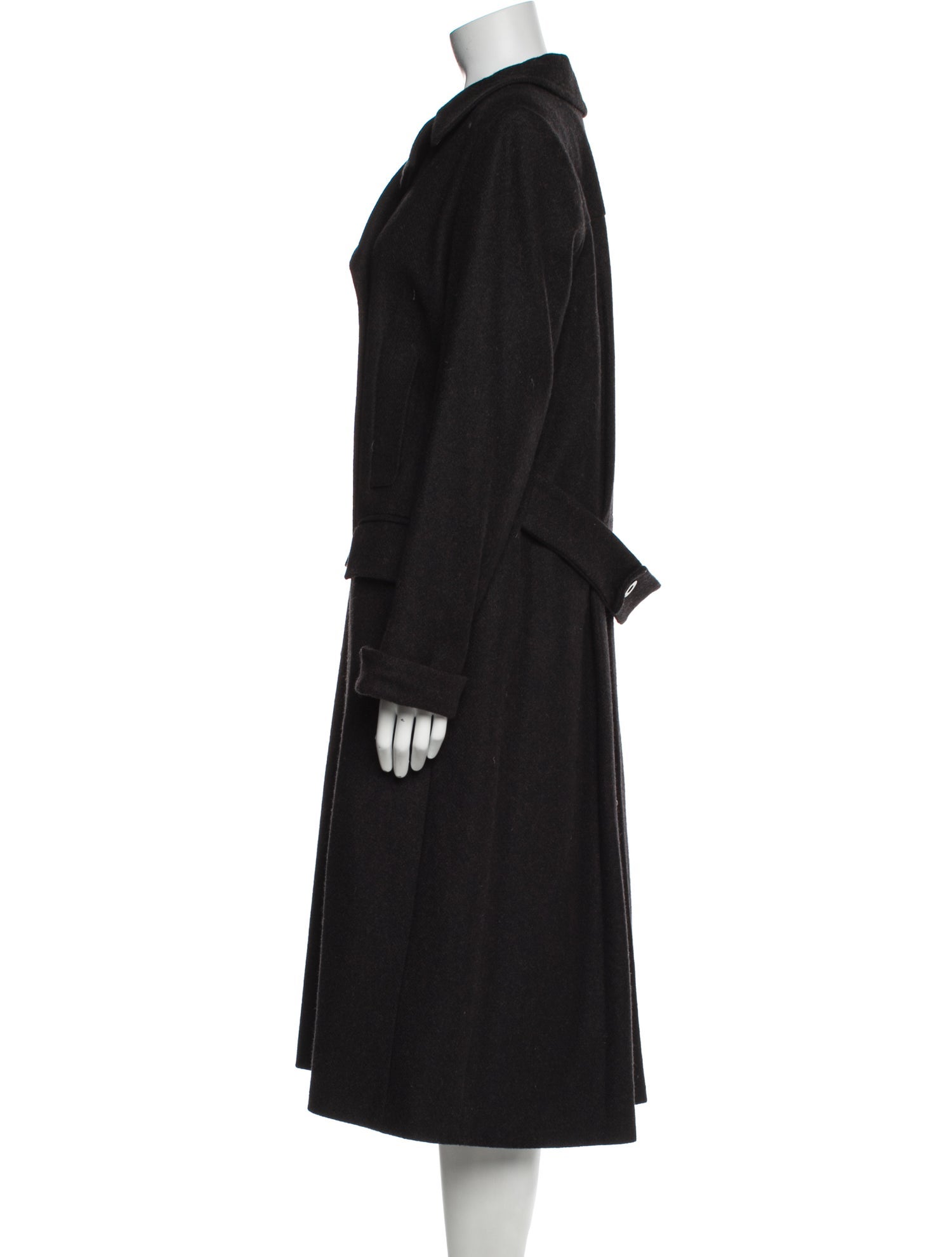 Katherine Hooker Wool Trench Coat