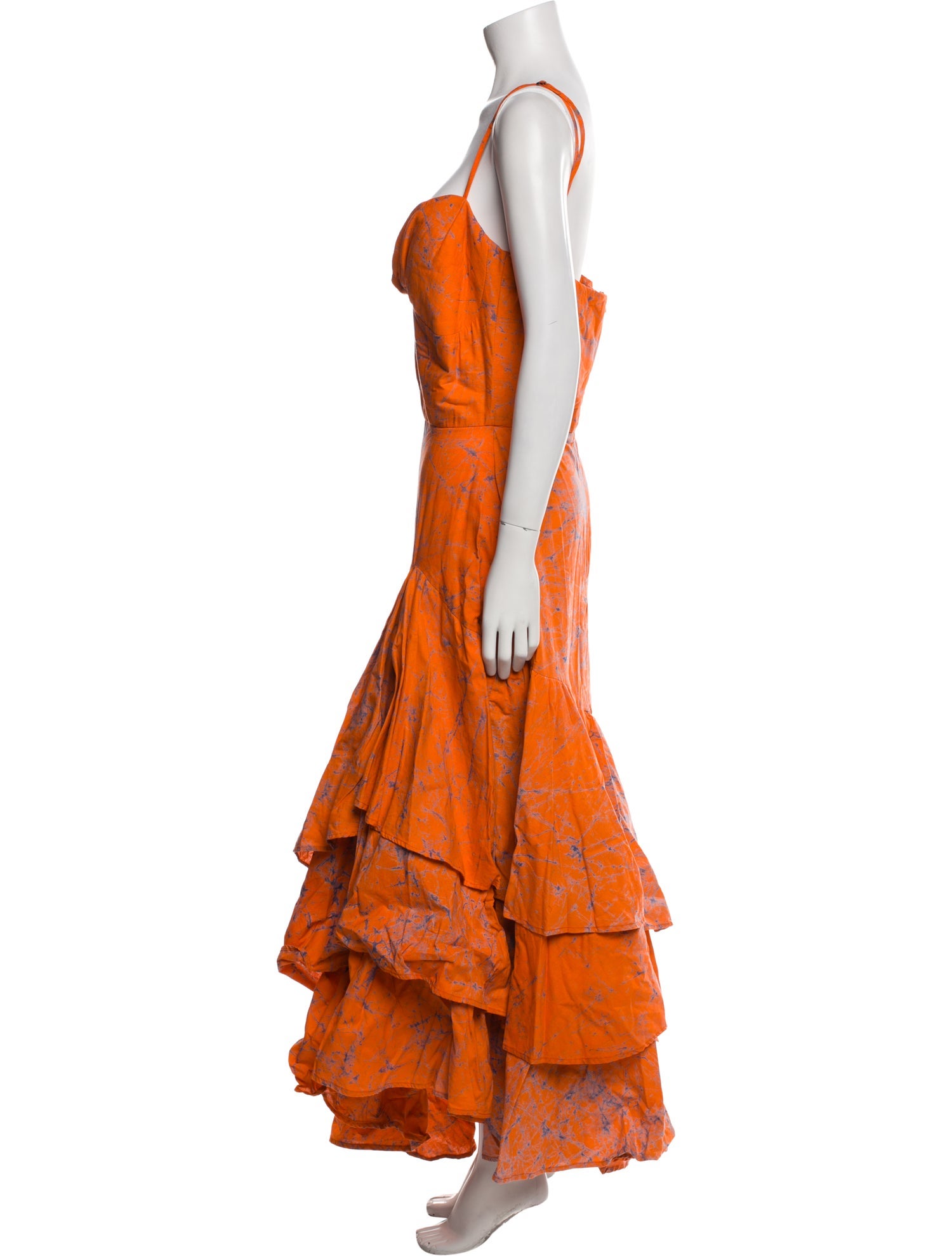 Silka Printed Long Dress