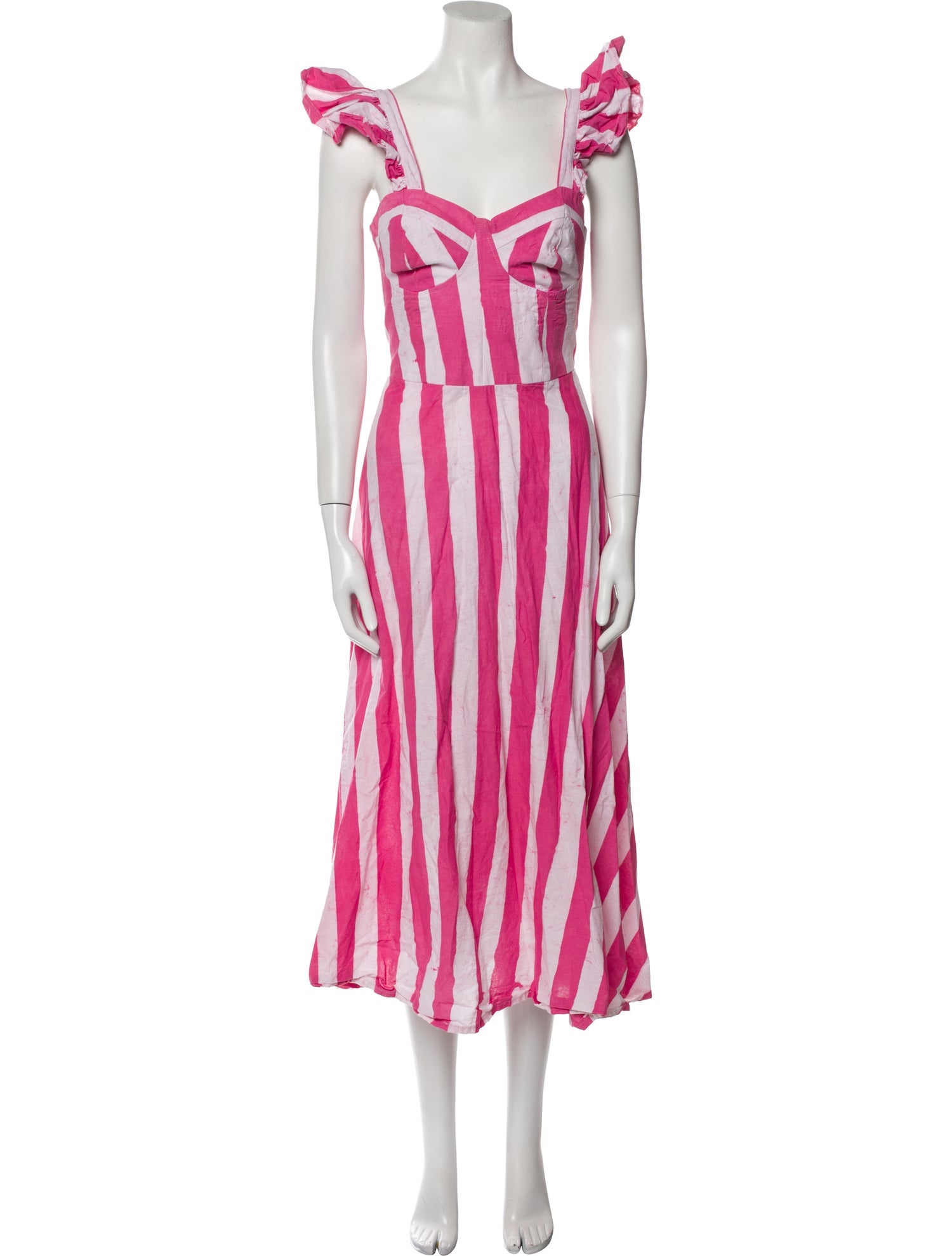 Silka Striped Long Dress