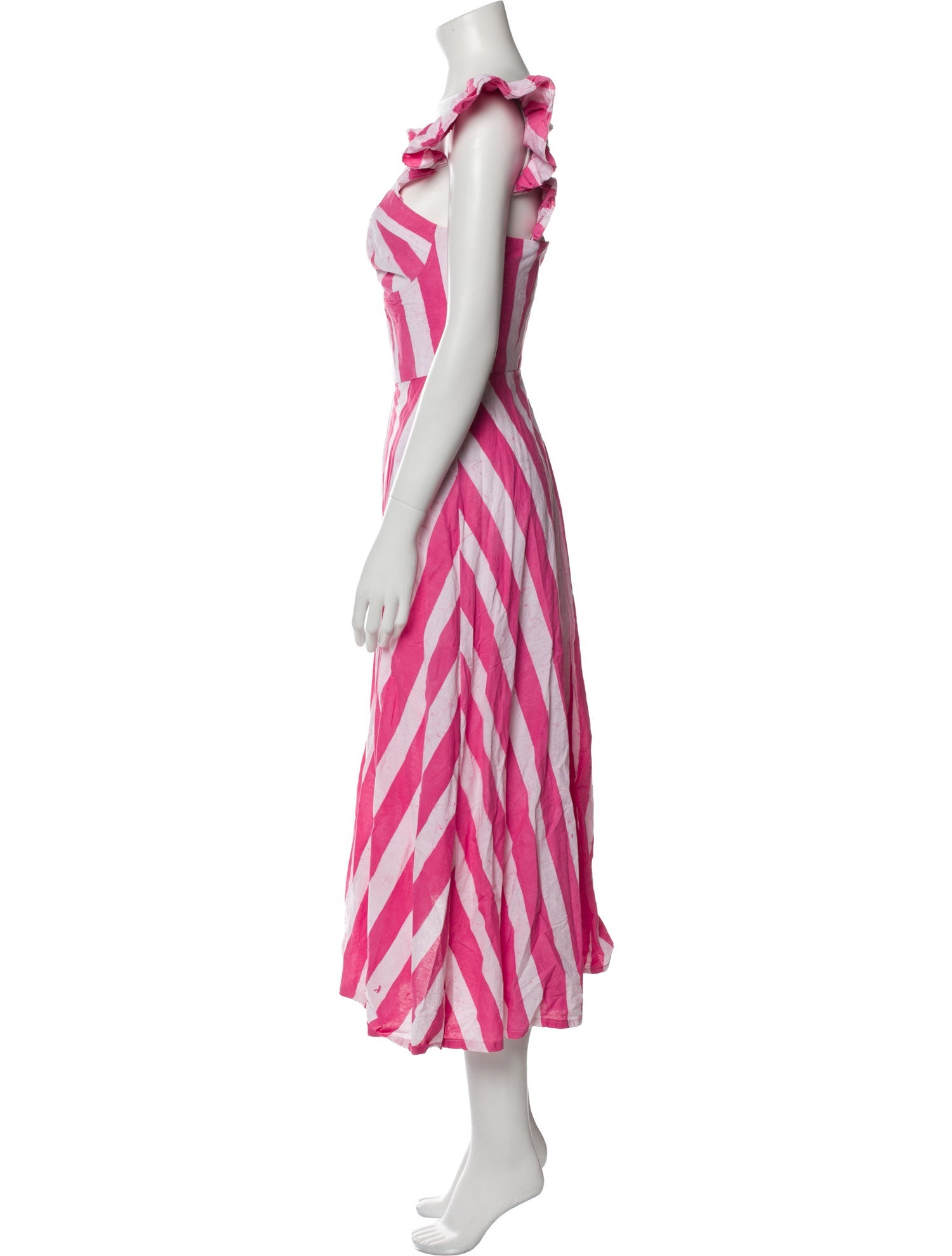 Silka Striped Long Dress