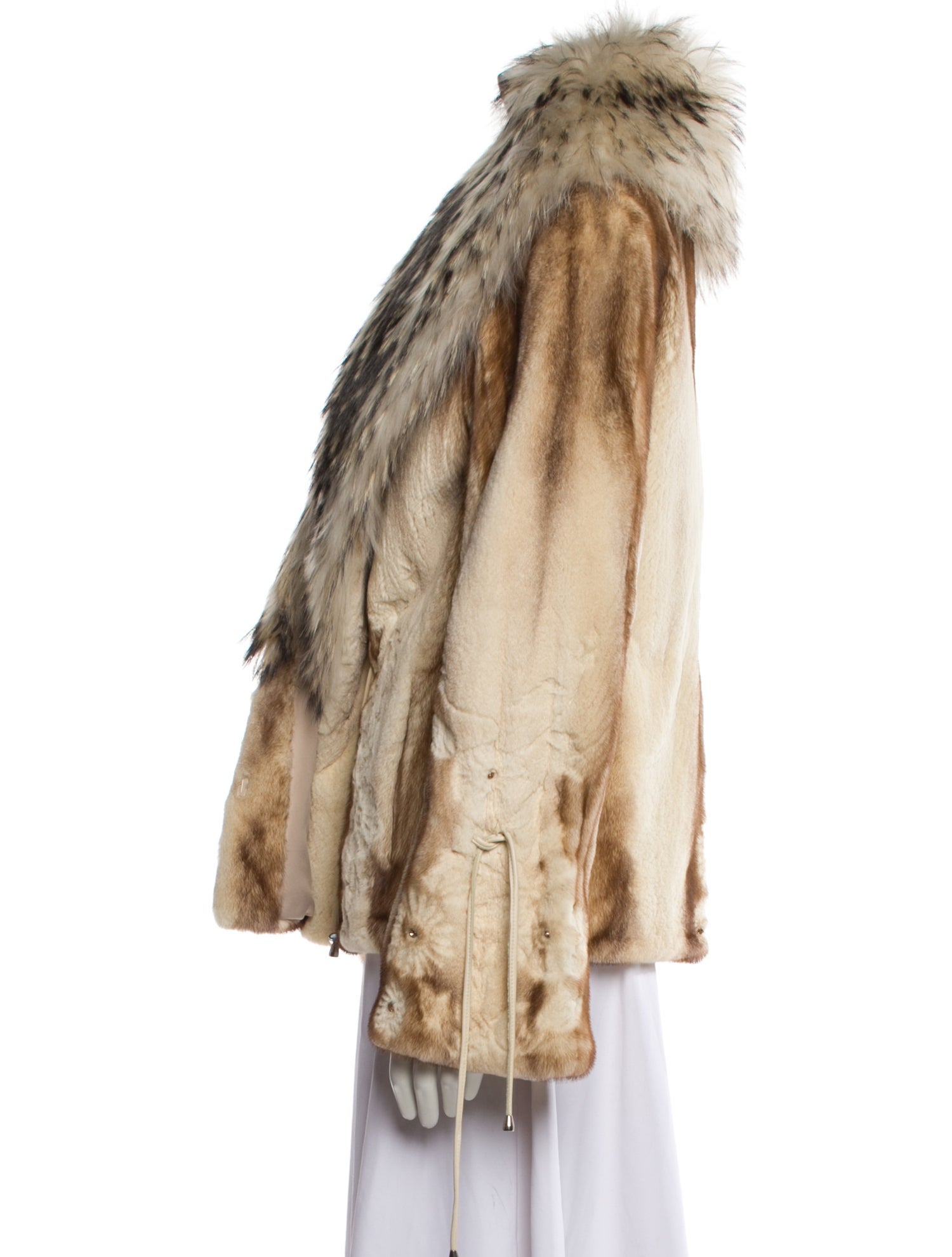 Silka Mink Animal Print Fur Jacket