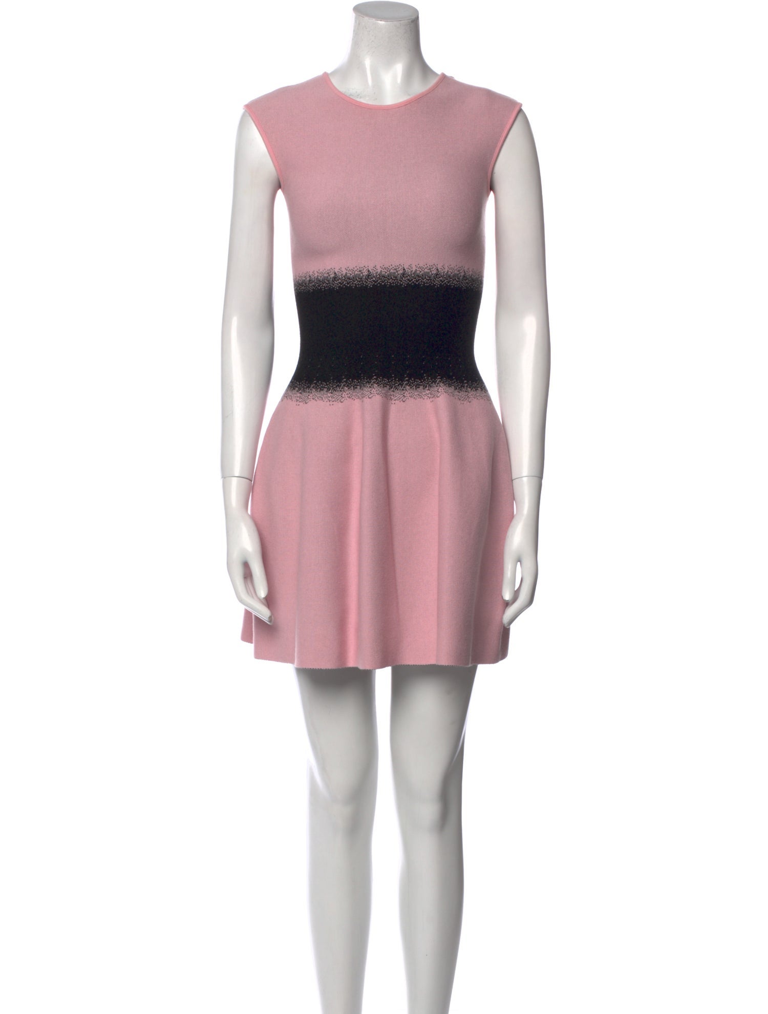 RVN Colorblock Pattern Mini Dress