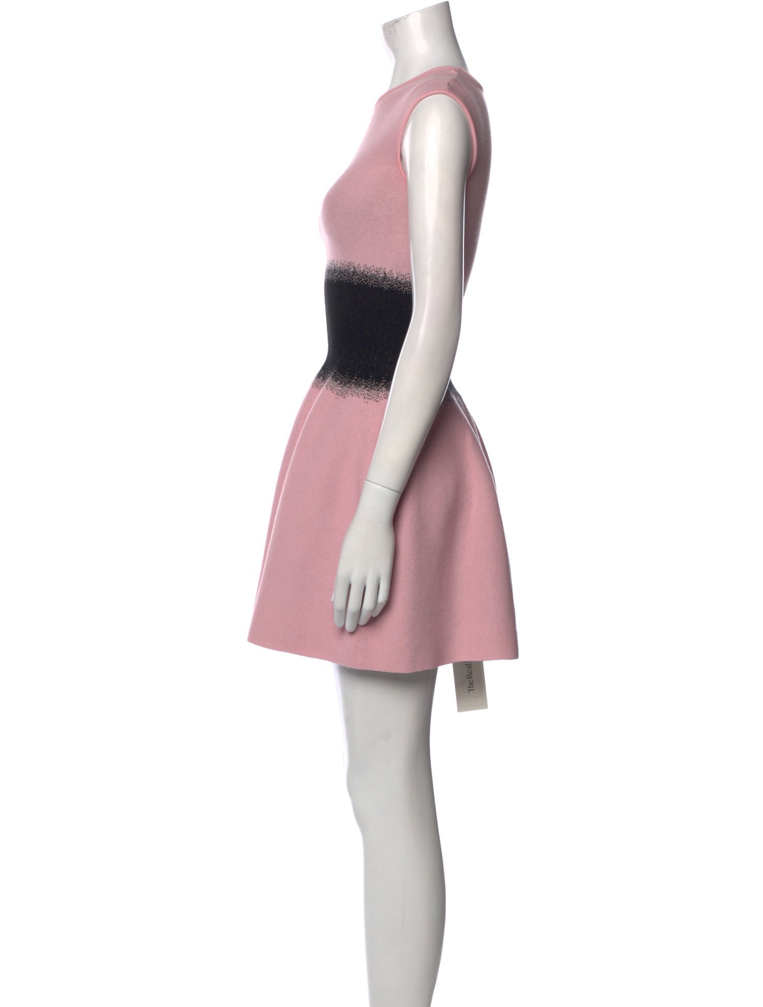 RVN Colorblock Pattern Mini Dress