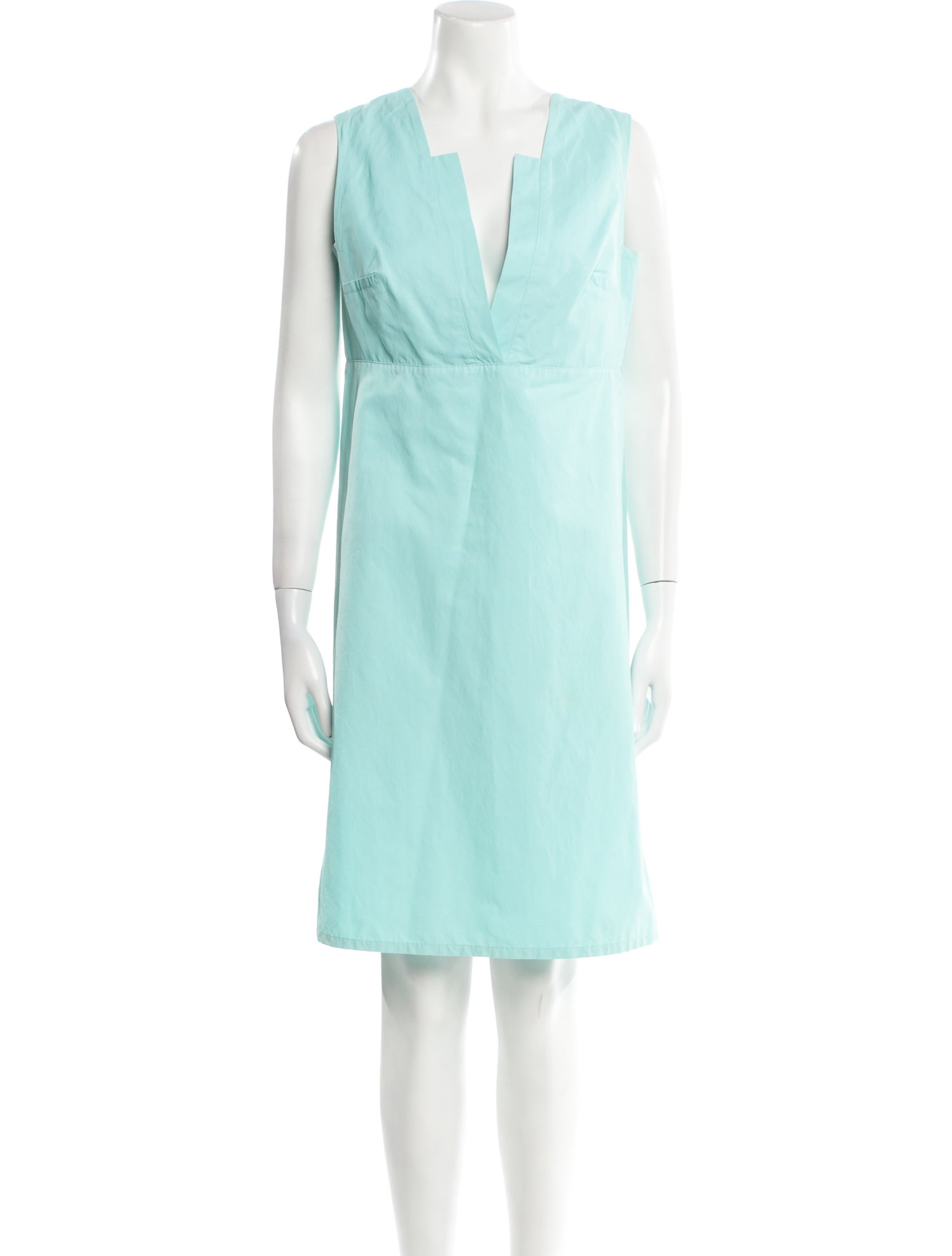 Agnes B. V-Neck Knee-Length Dress