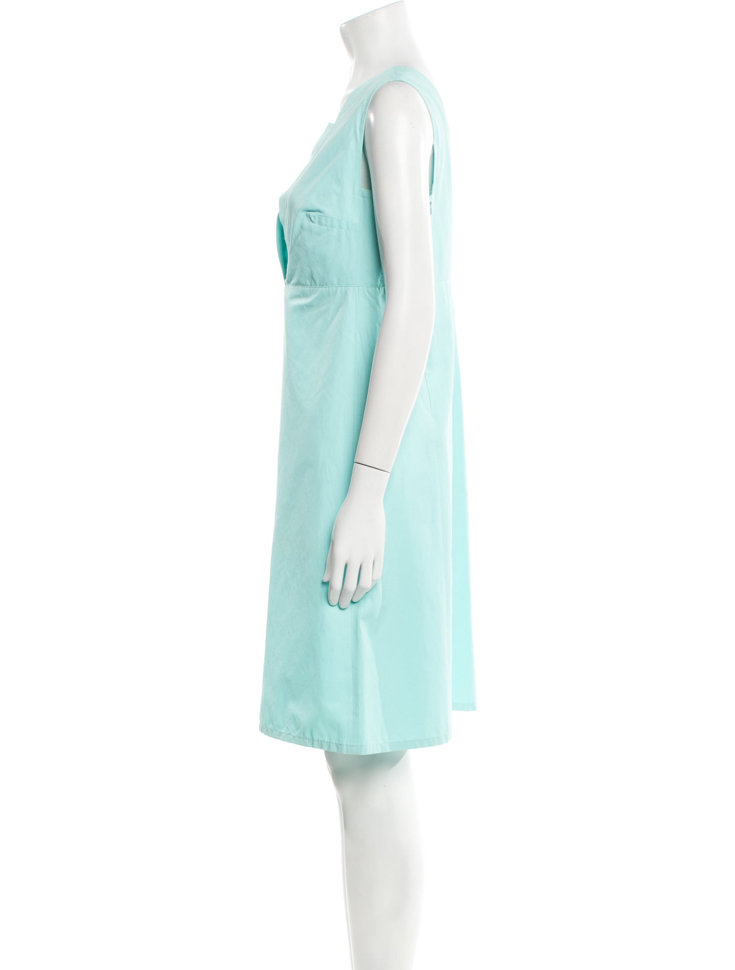 Agnes B. V-Neck Knee-Length Dress