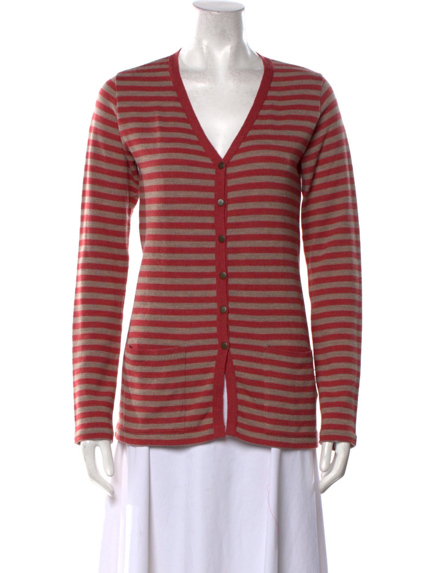 Agnes B. Wool Striped Sweater