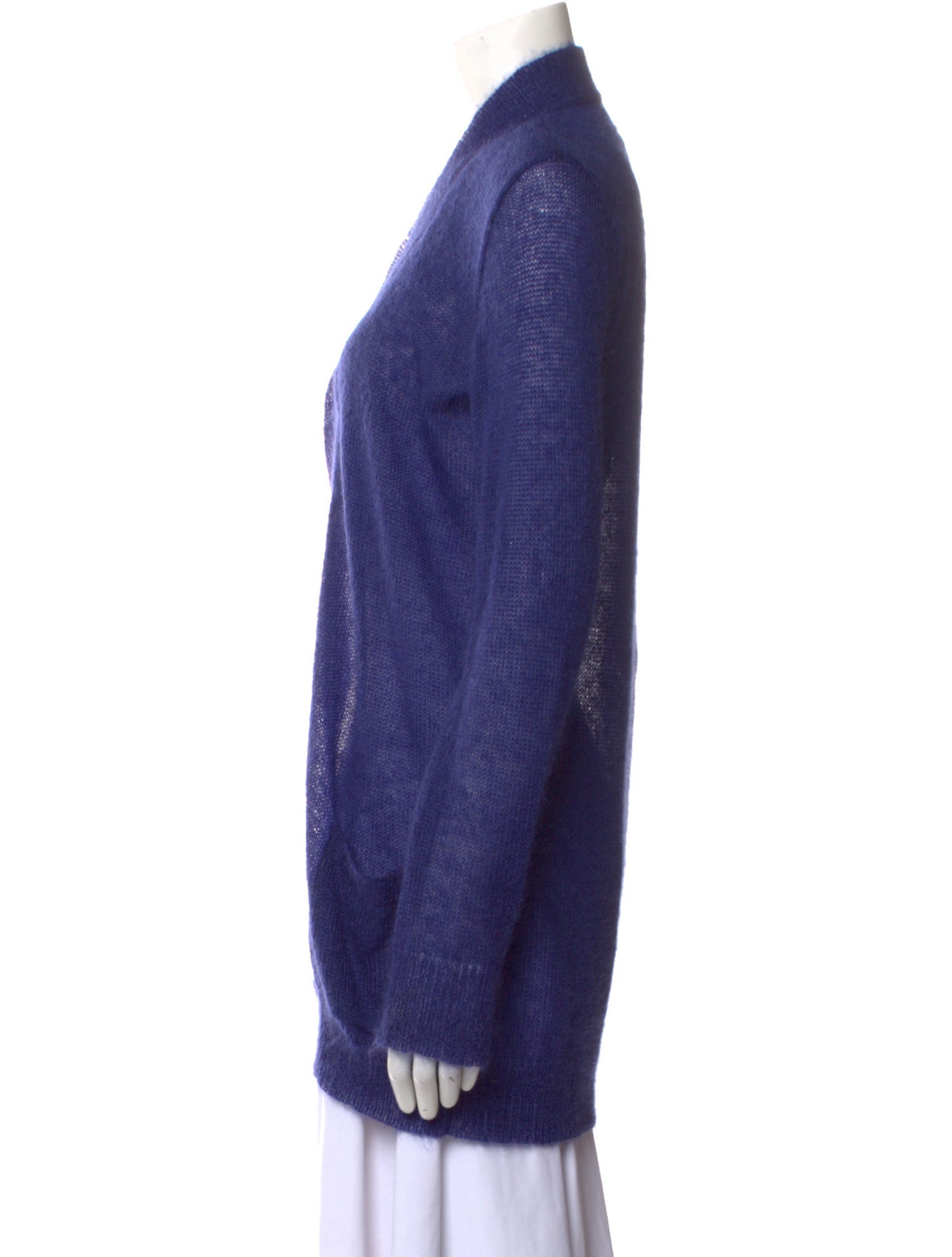 Agnes B. Mohair Open Front Sweater