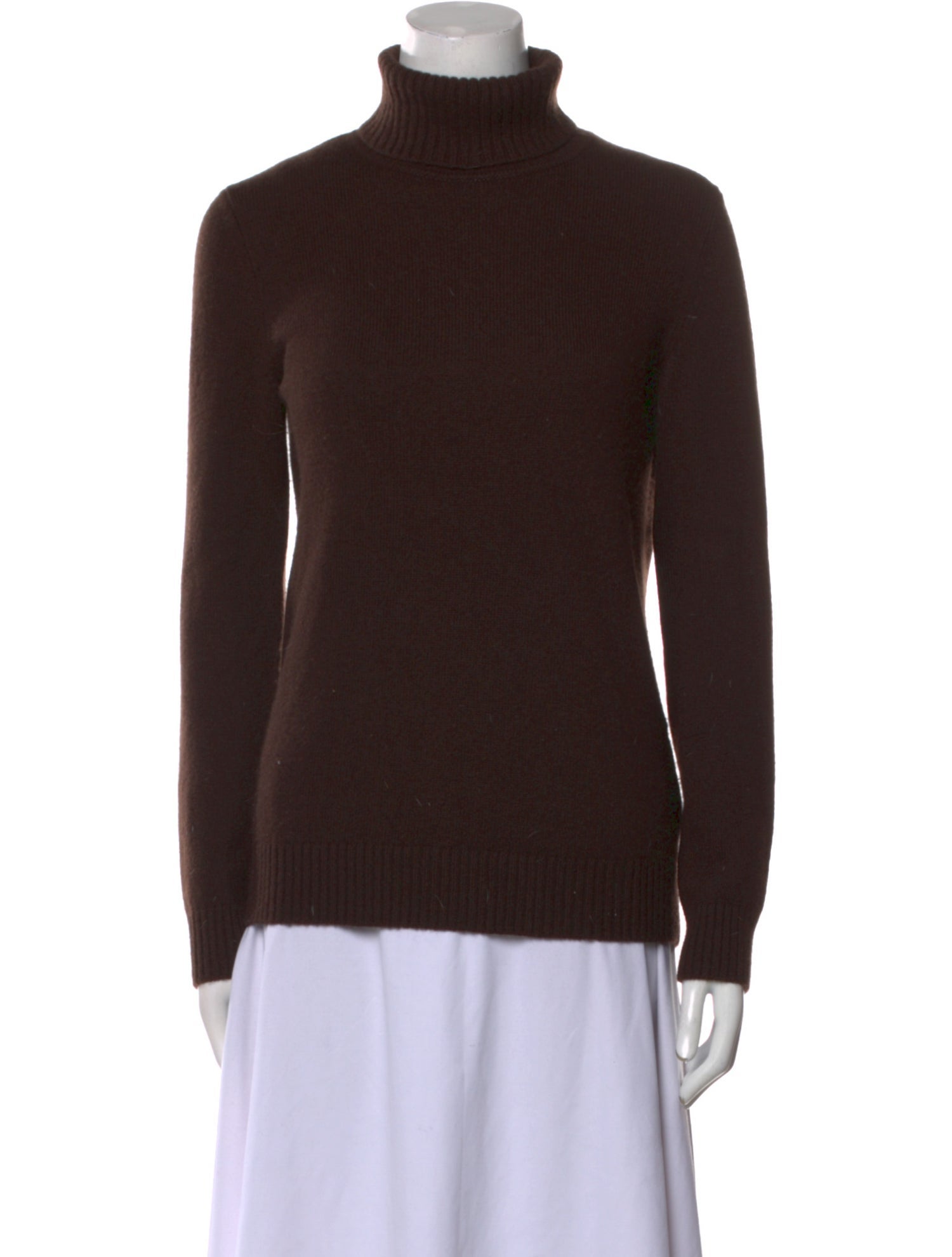 Agnes B. Cashmere Turtleneck Sweater