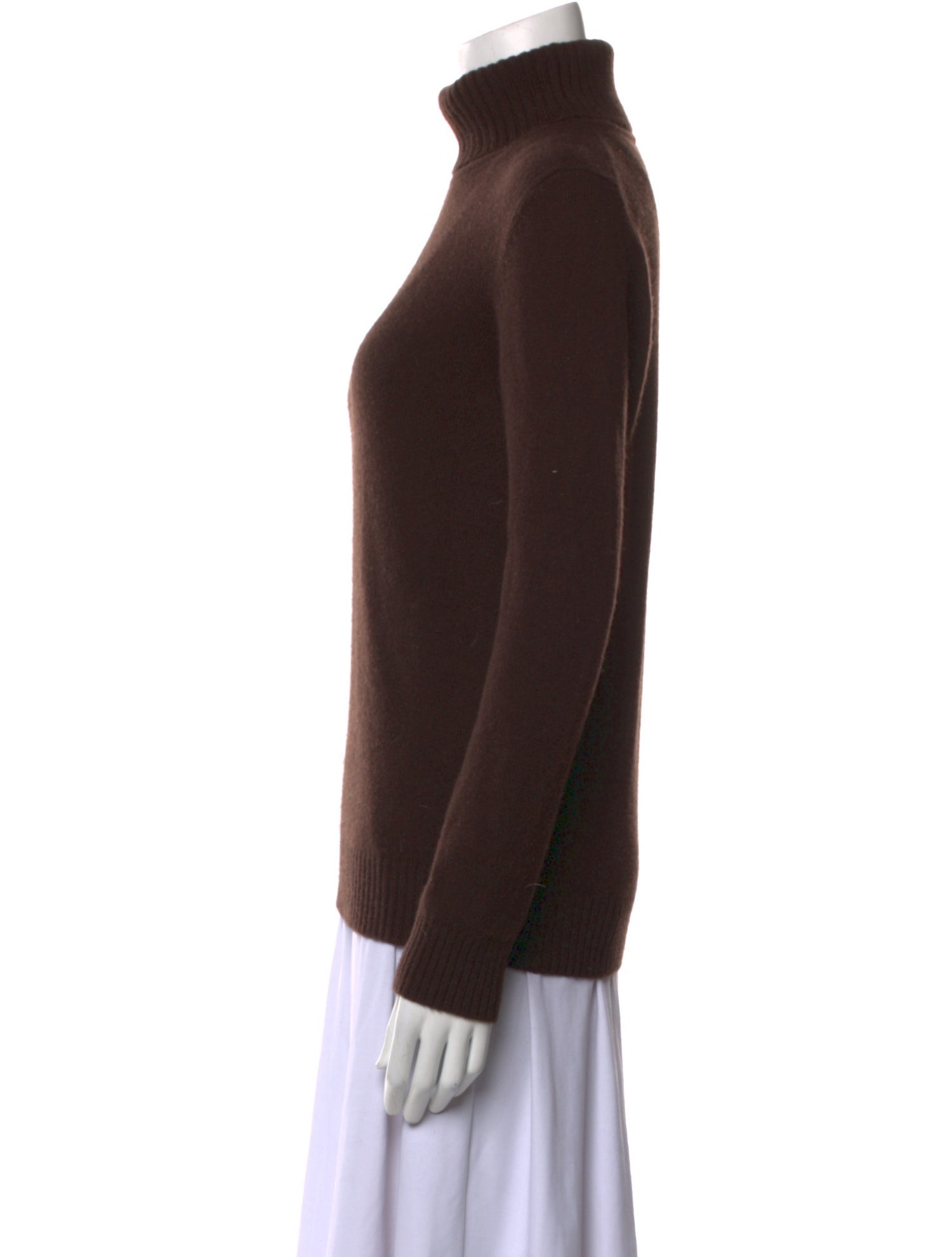 Agnes B. Cashmere Turtleneck Sweater