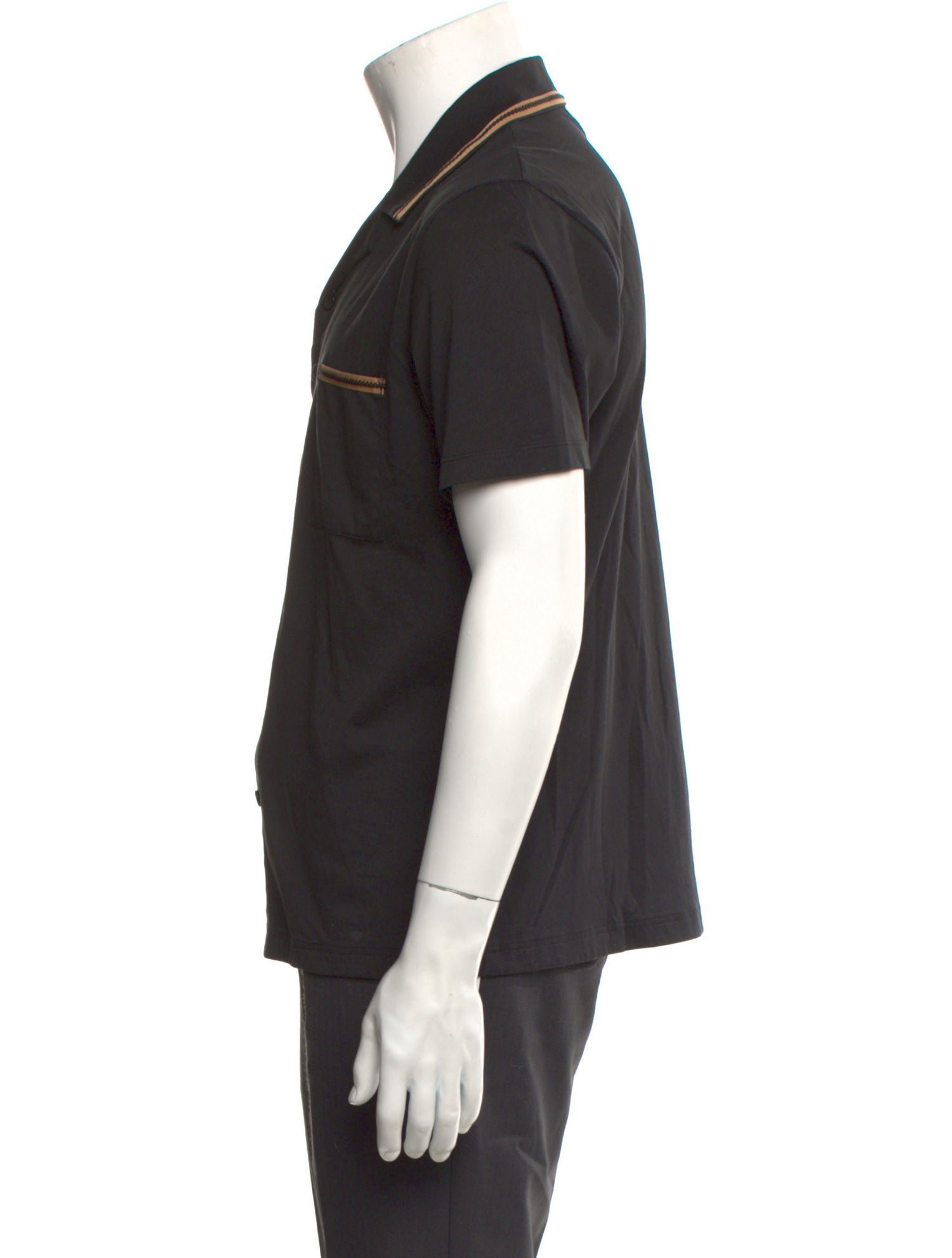 Agnes B. Striped Short Sleeve Shirt