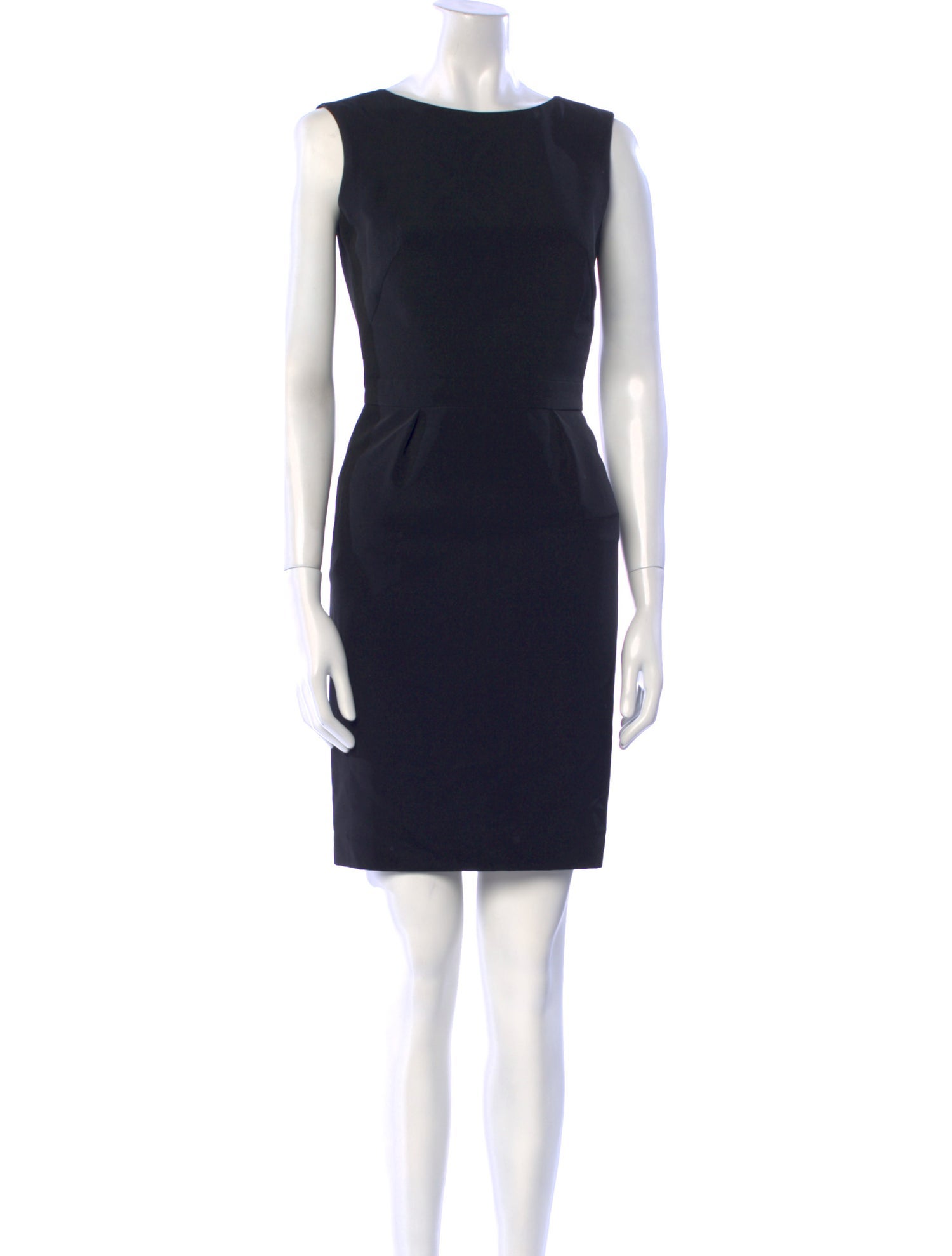 Agnes B. Bateau Neckline Mini Dress