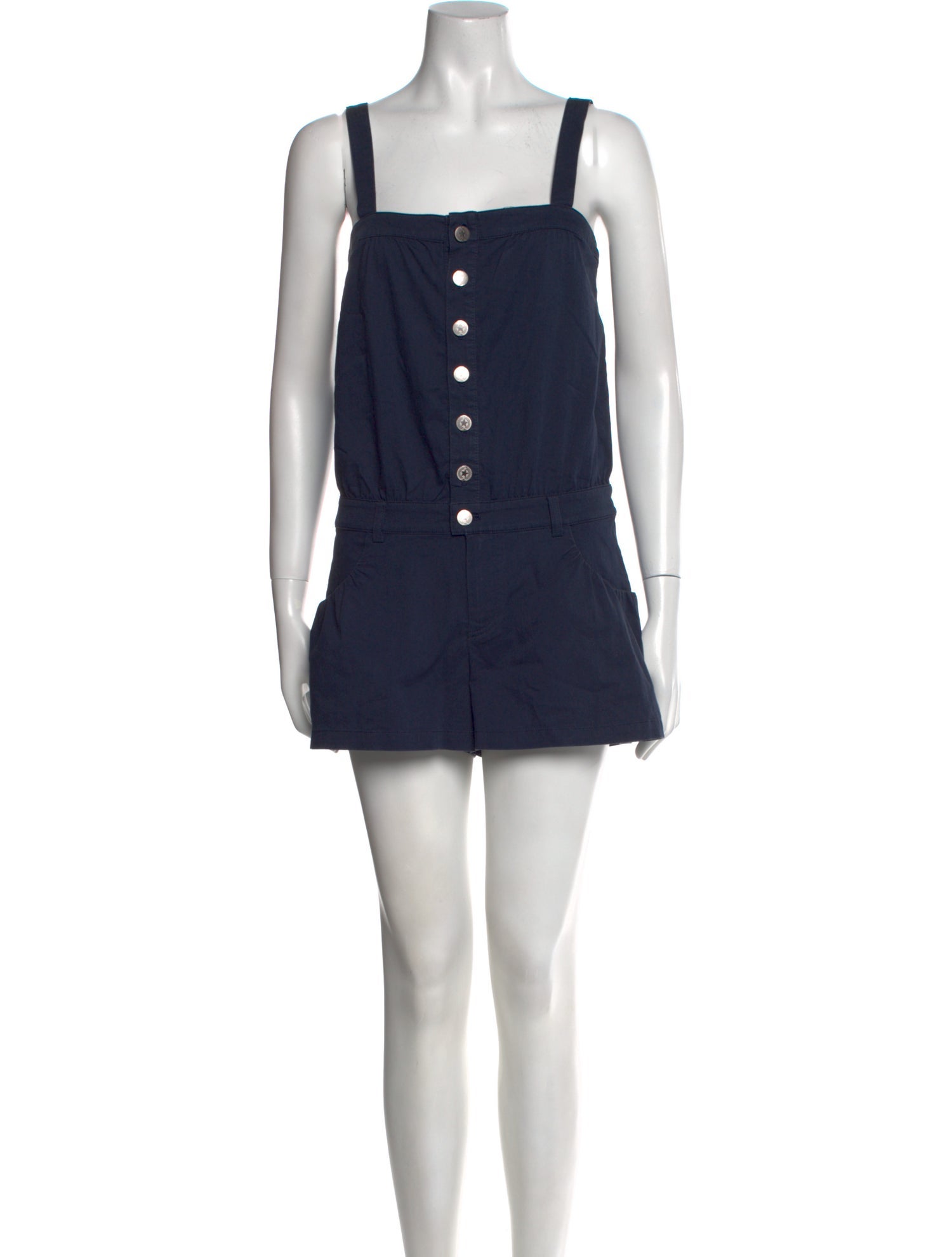 Agnes B. Square Neckline Romper