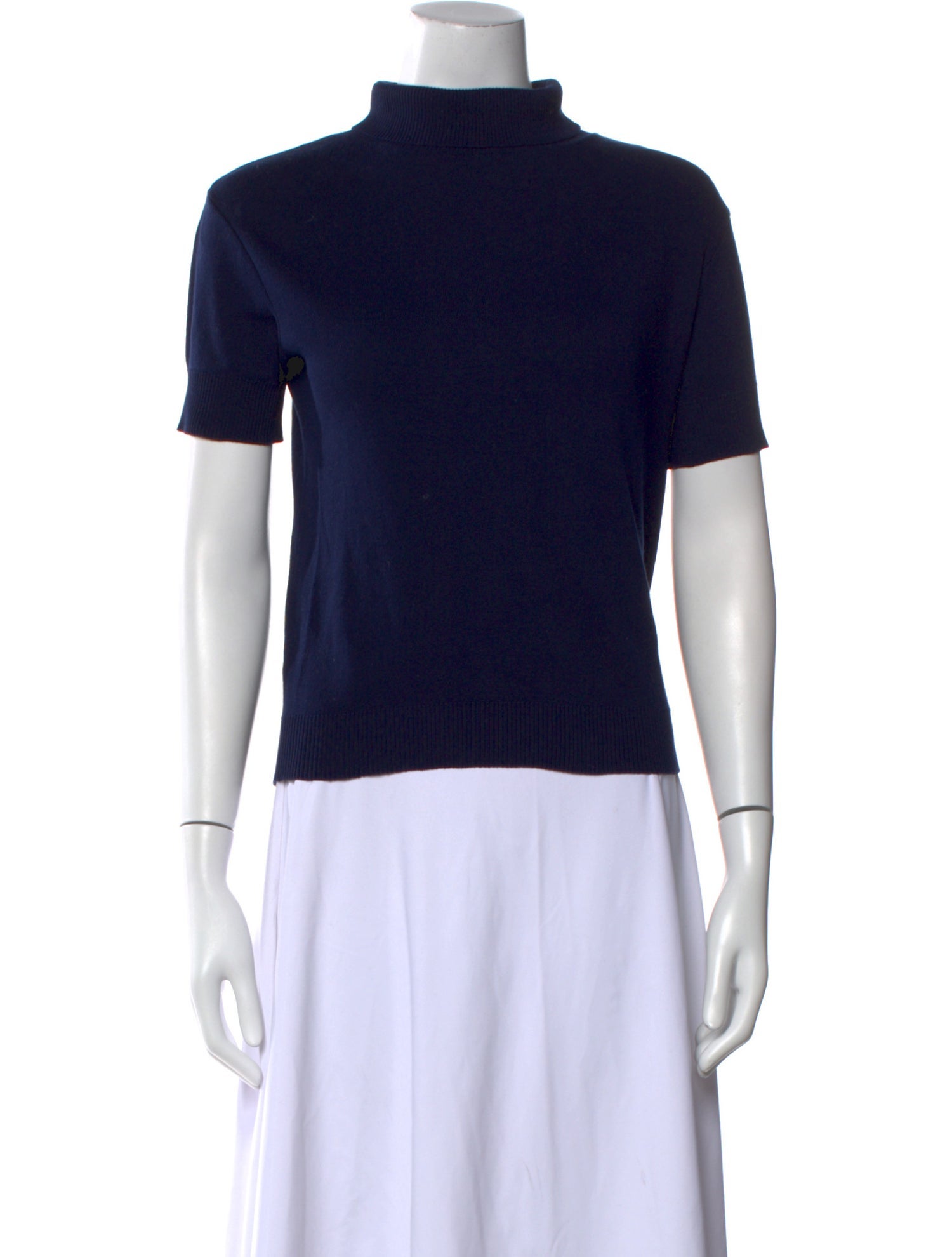 Agnes B. Mock Neck Sweater