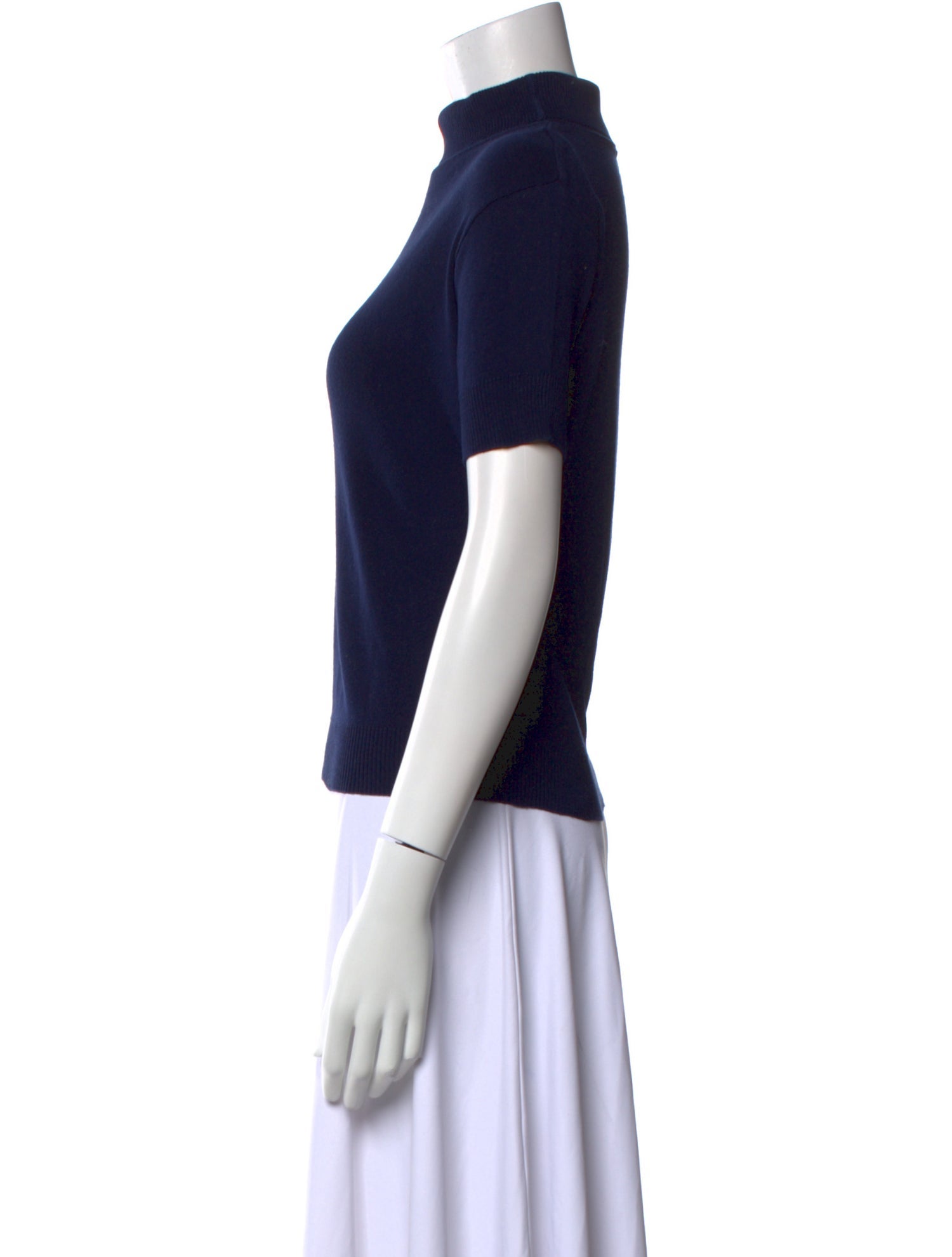 Agnes B. Mock Neck Sweater