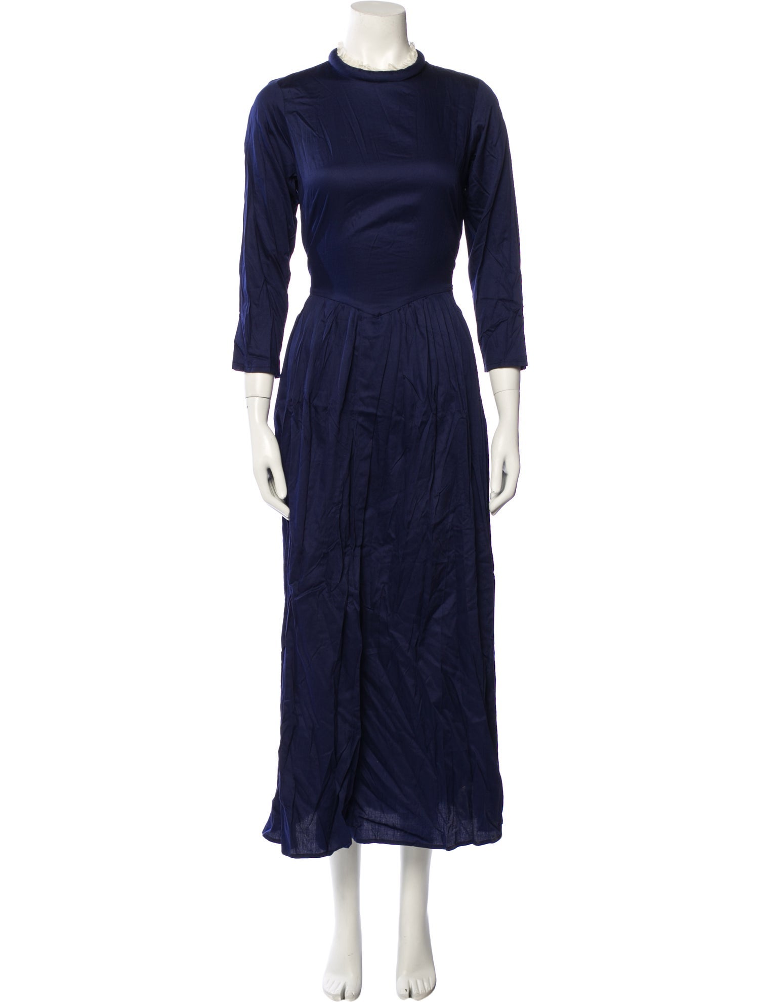 Agnes B. Mock Neck Long Dress