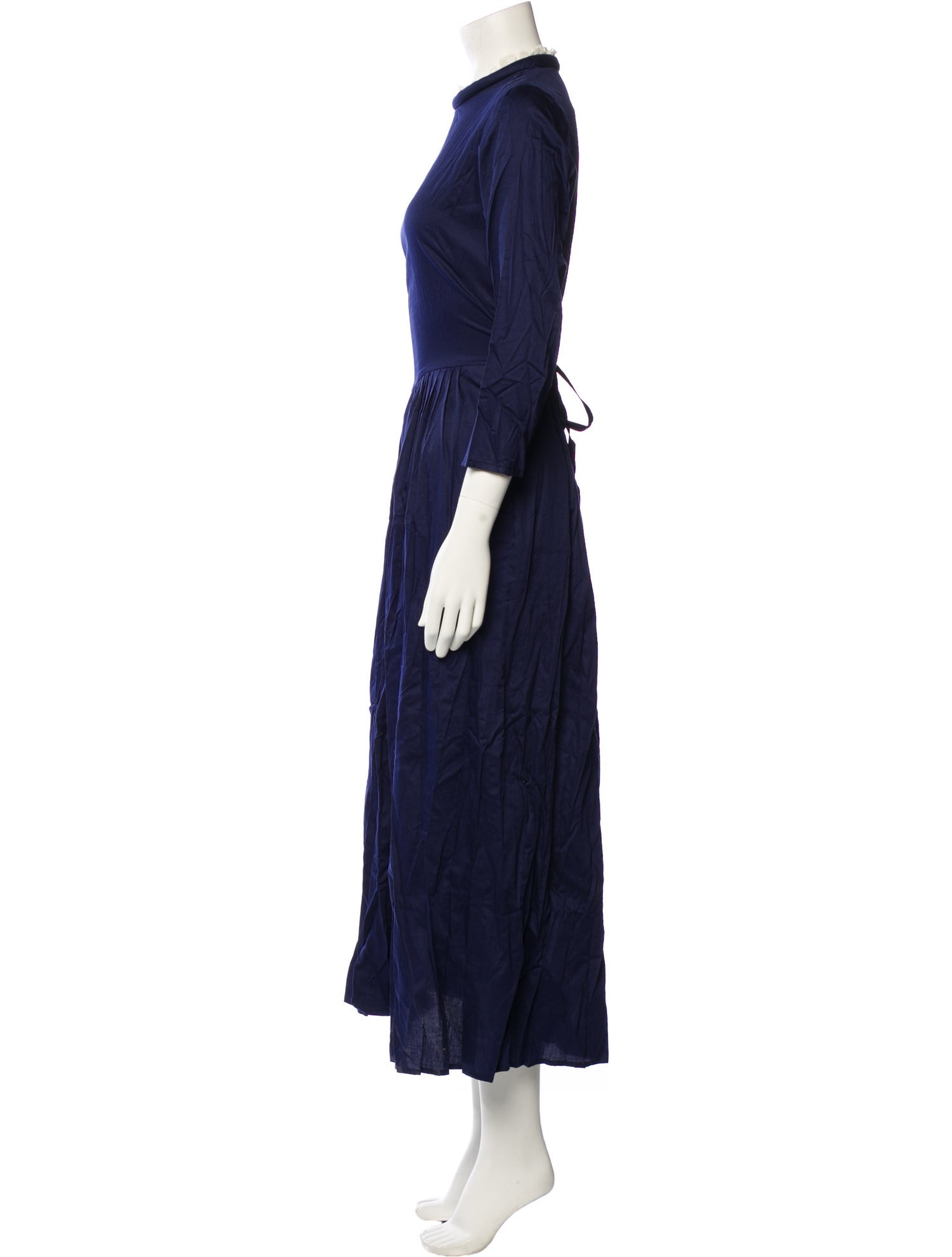 Agnes B. Mock Neck Long Dress
