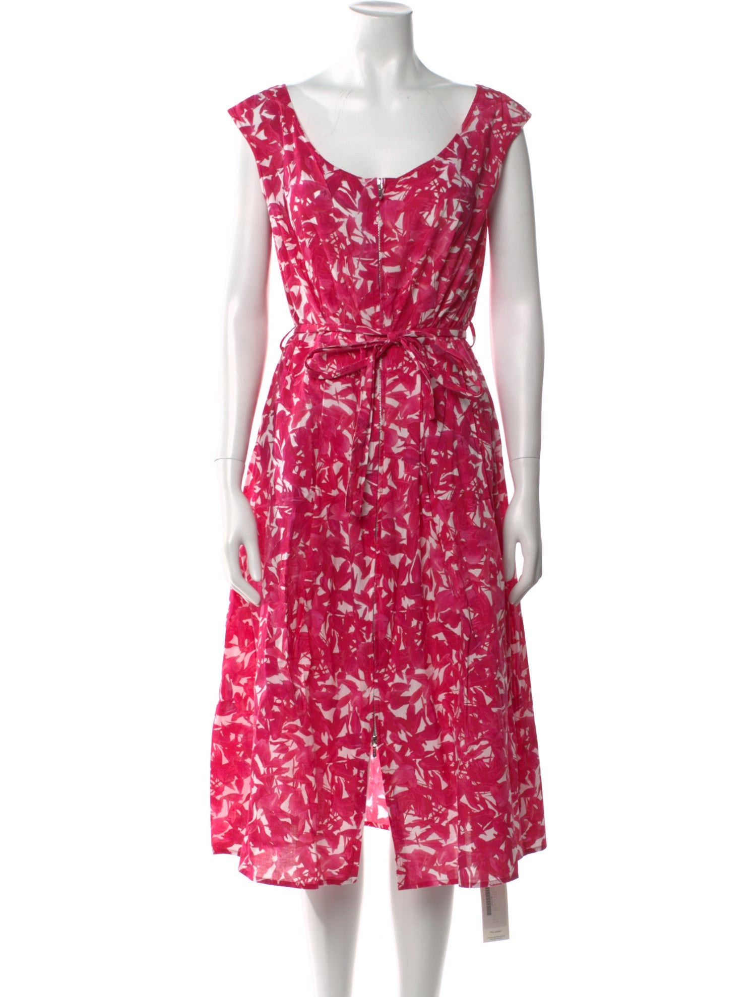 Agnes B. Printed Midi Length Dress