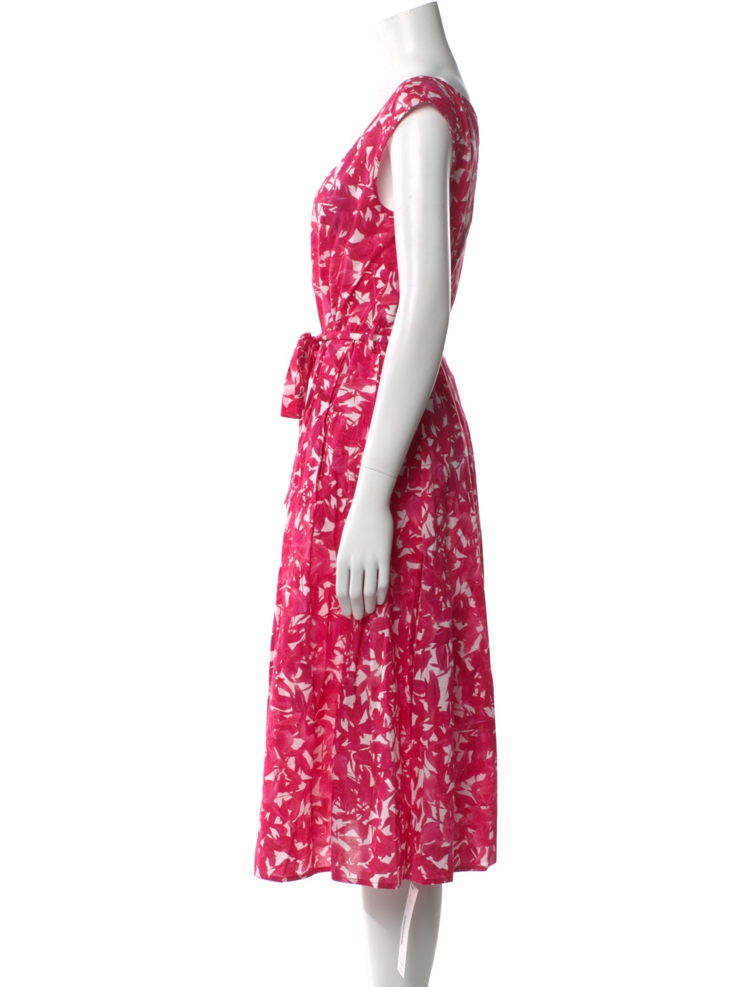 Agnes B. Printed Midi Length Dress