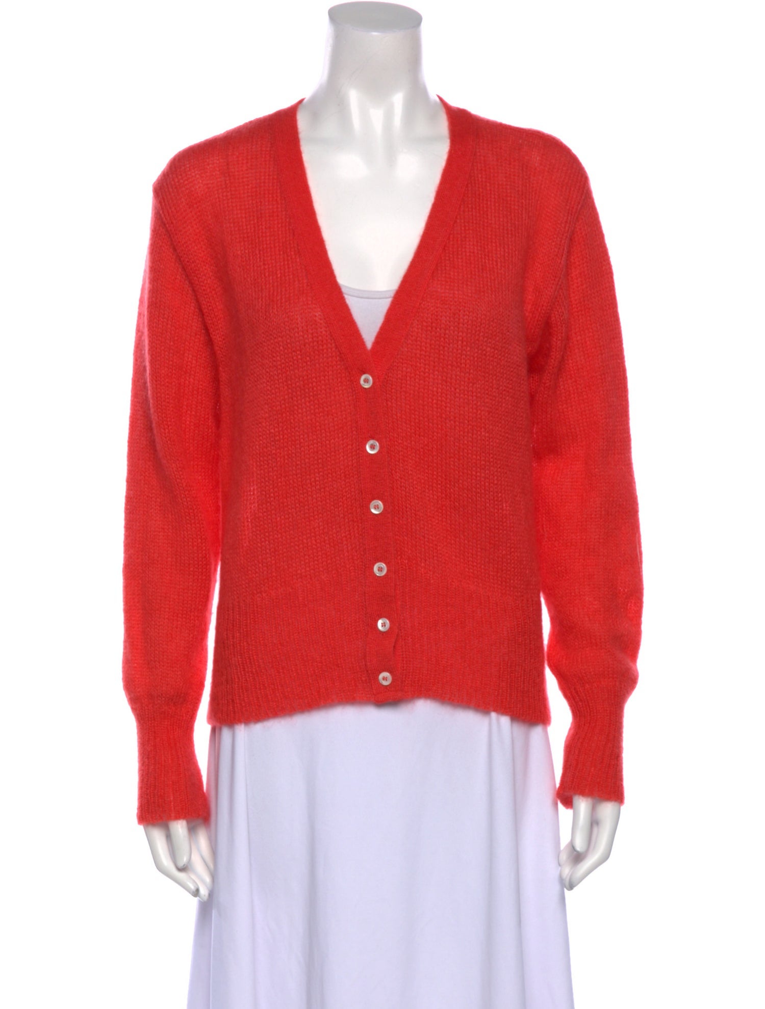Agnes B. Wool V-Neck Sweater