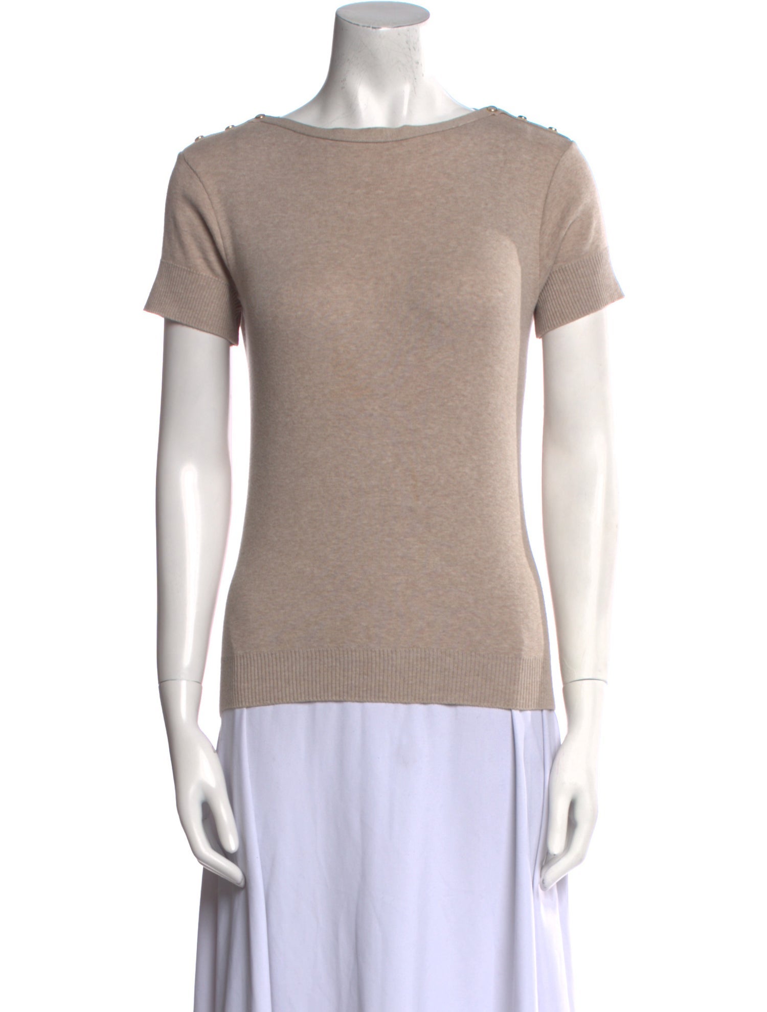 Agnes B. Bateau Neckline Sweater