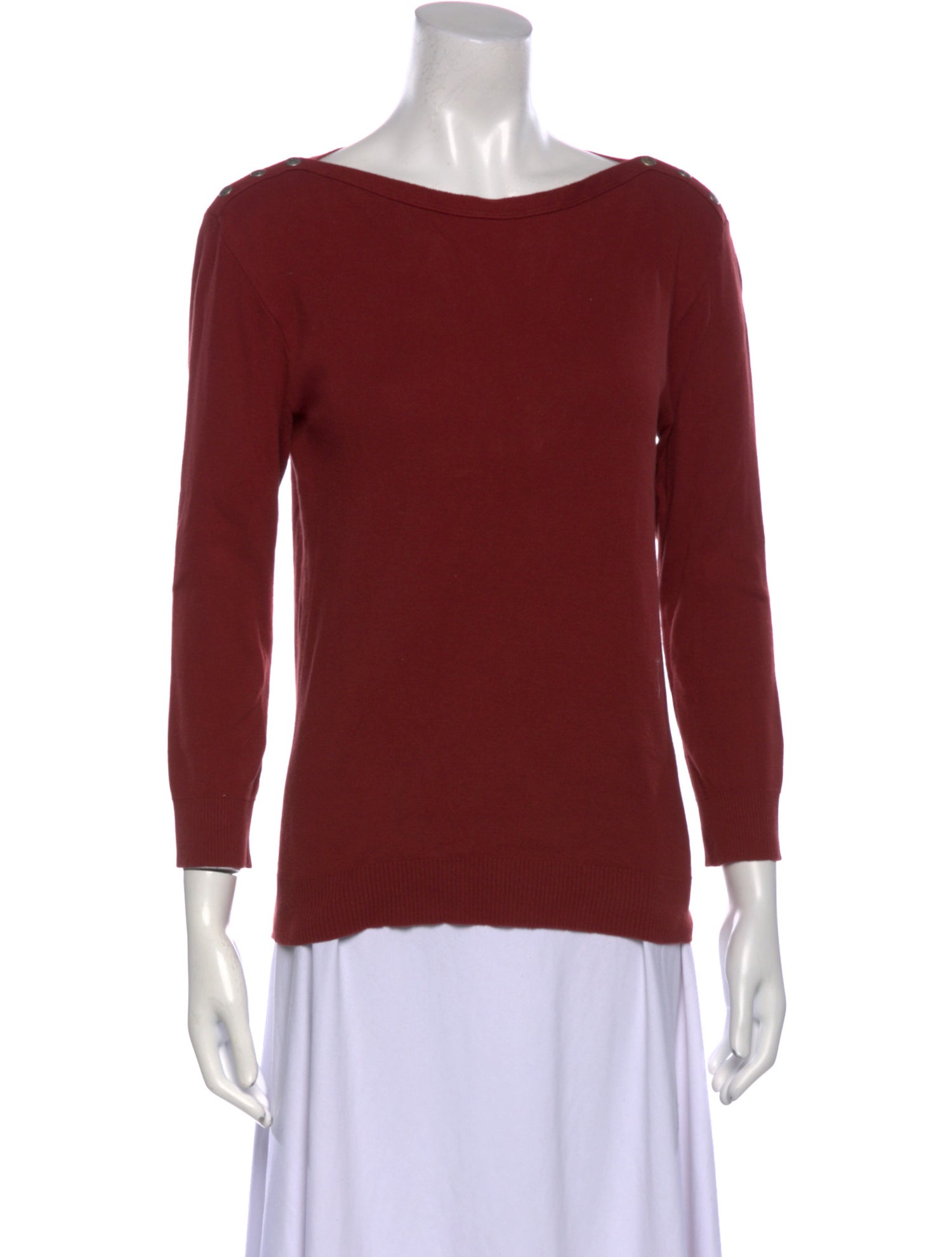 Agnes B. Bateau Neckline Sweater