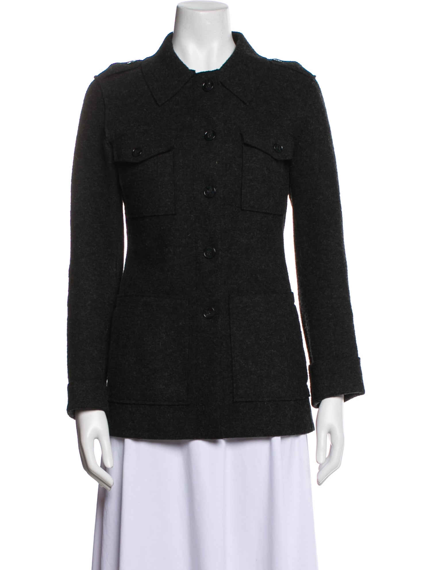 Agnes B. Wool Denim Jacket