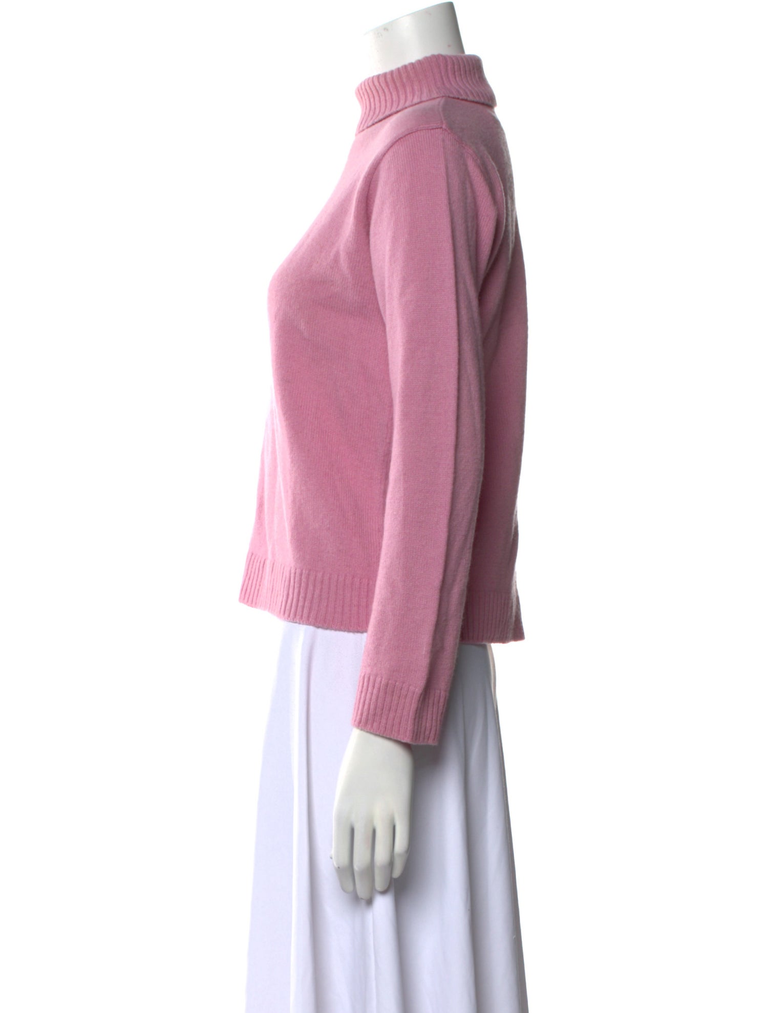 Agnes B. Merino Wool Turtleneck Sweater