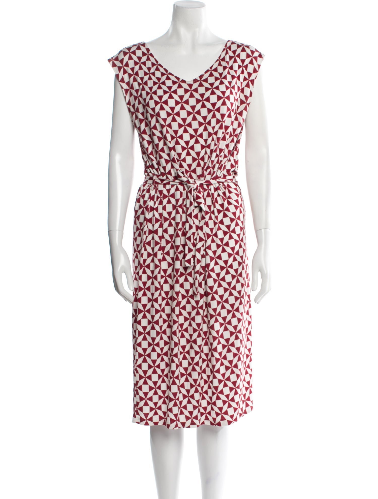 Agnes B. Silk Midi Length Dress