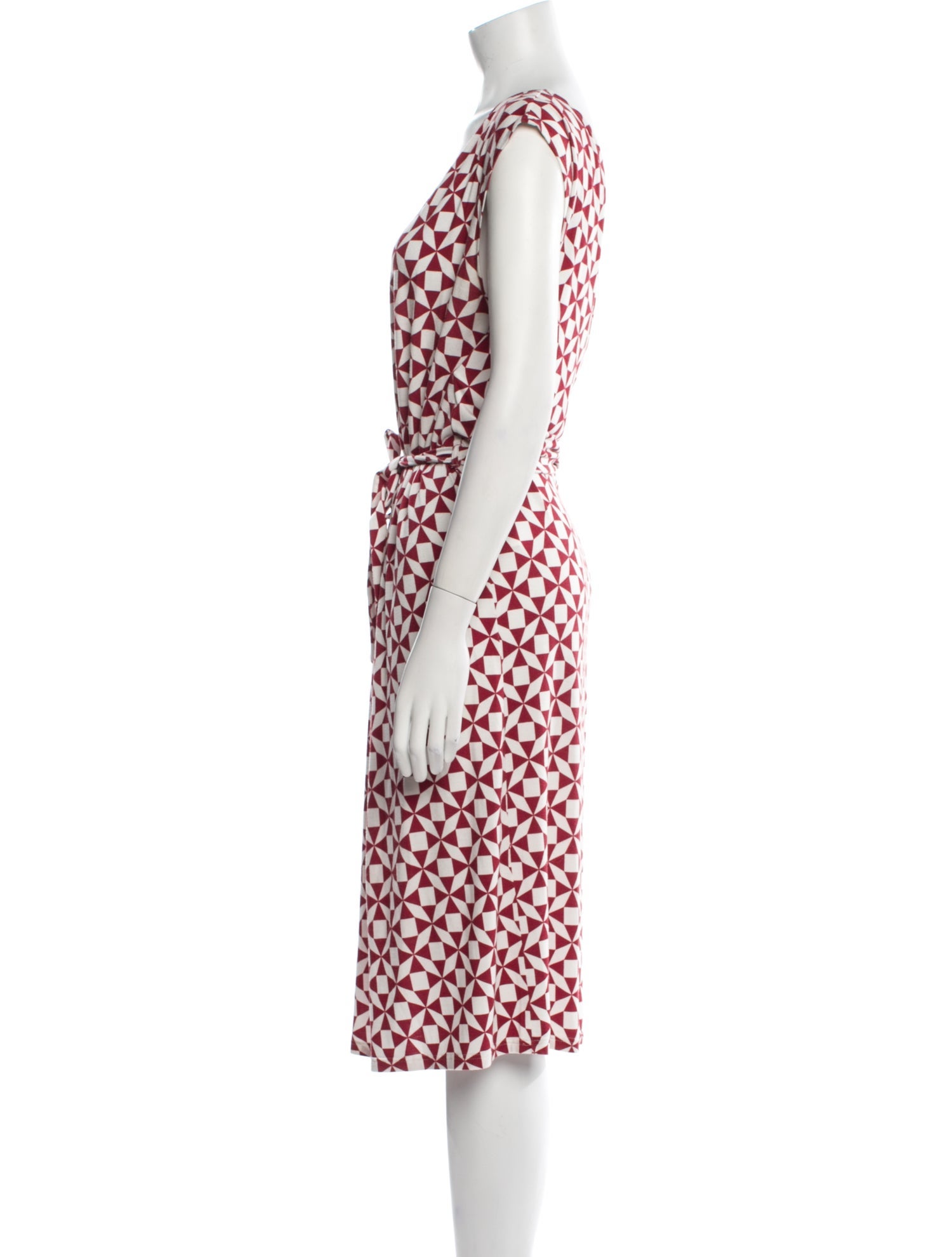 Agnes B. Silk Midi Length Dress