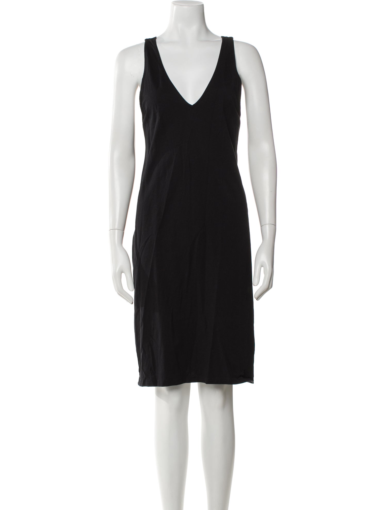Agnes B. V-Neck Knee-Length Dress