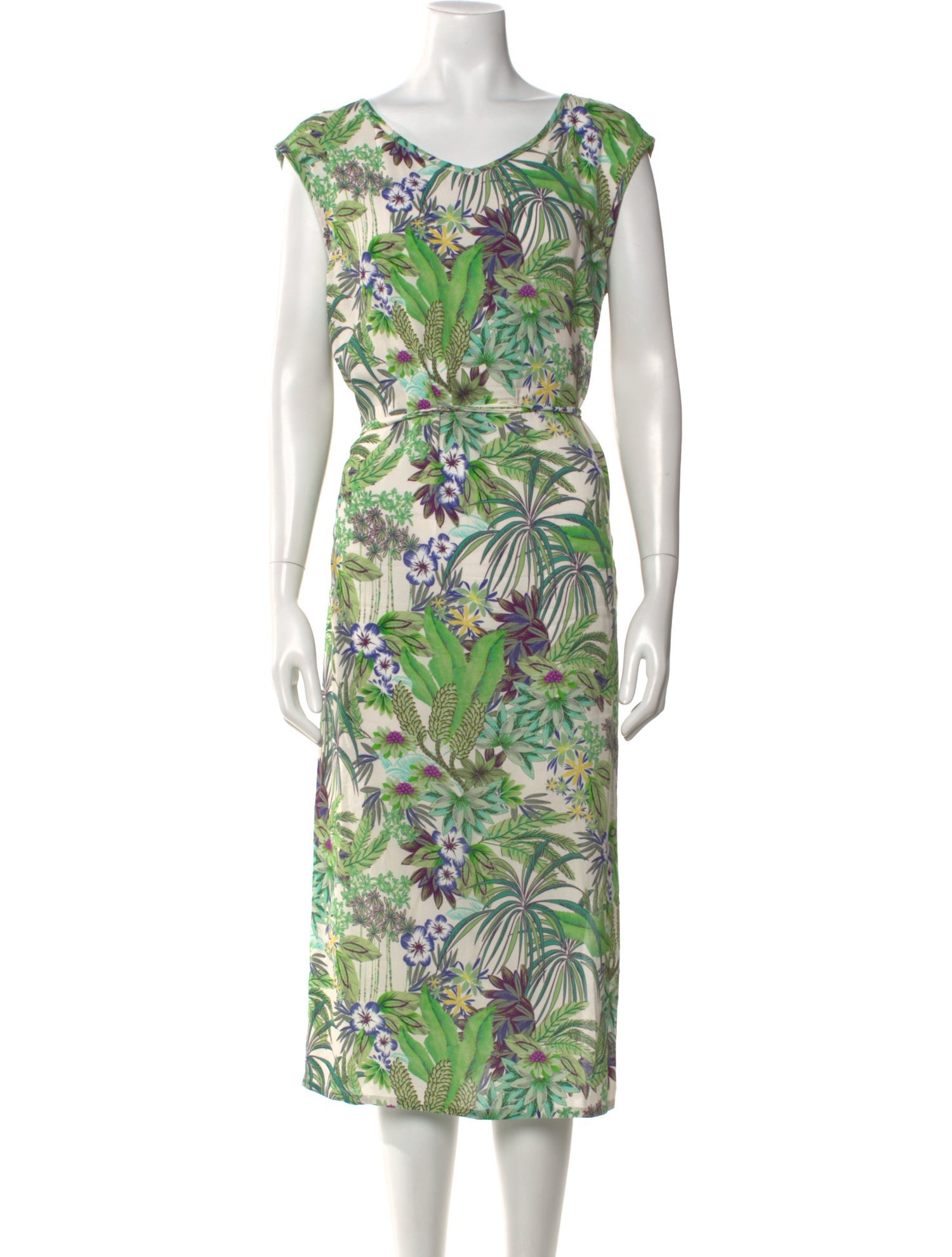 Agnes B. Silk Long Dress