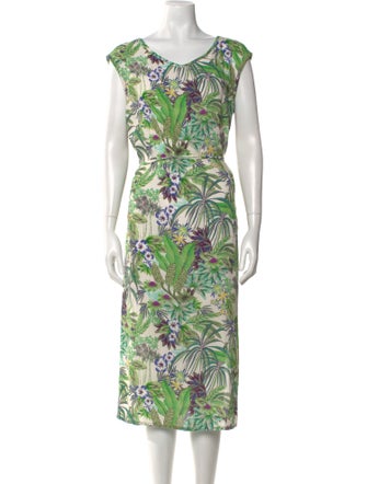 Agnes B. Silk Long Dress