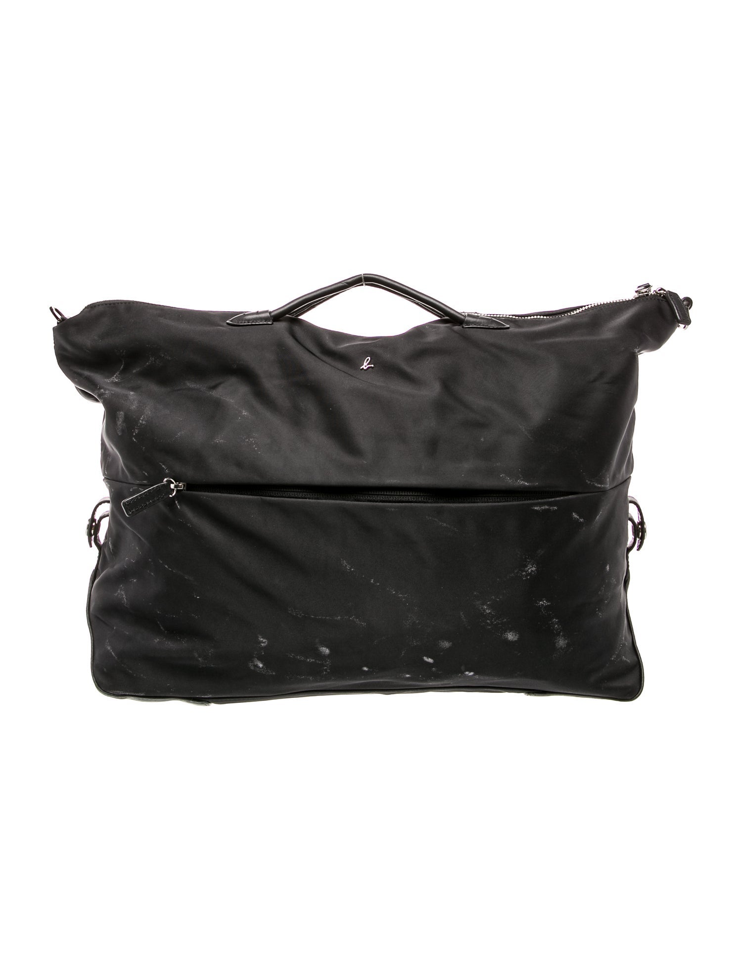 Agnes B. Nylon Top Handle Bag