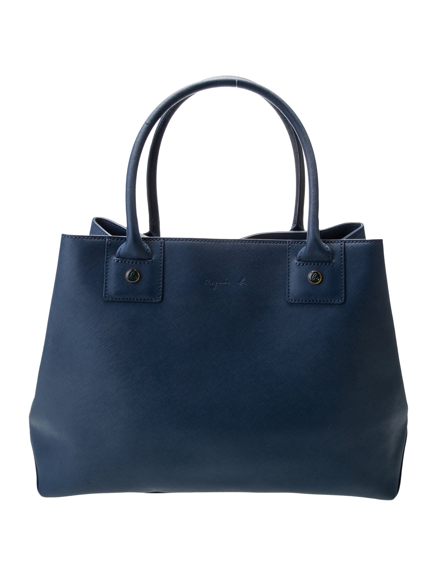 Agnes B. Leather Top Handle Bag