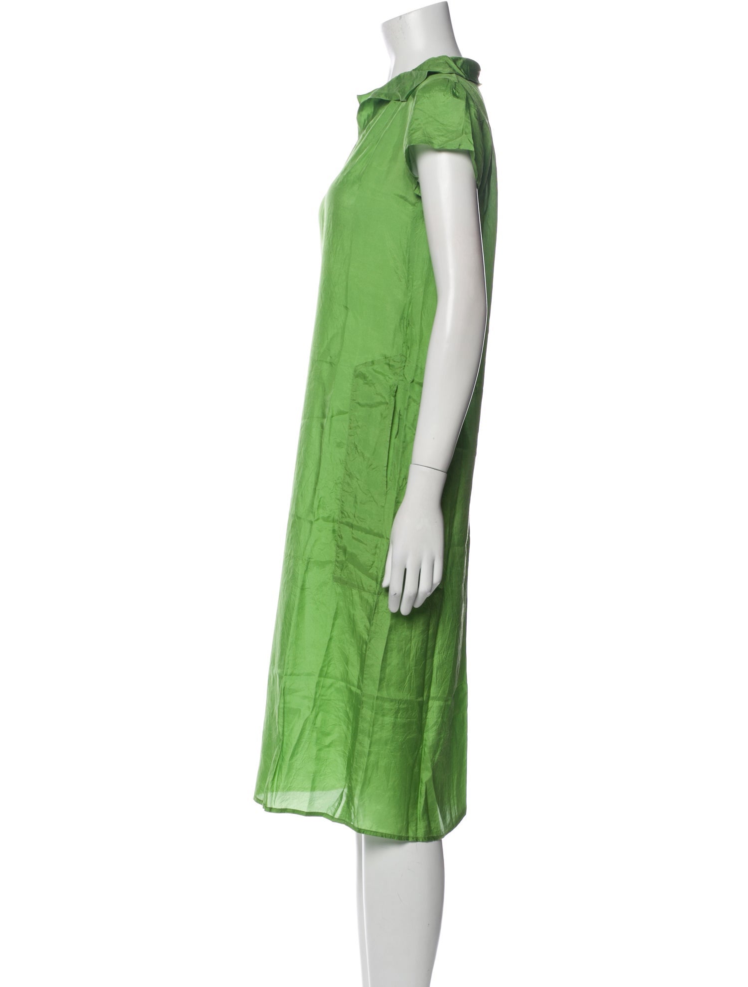 Agnes B. Silk Midi Length Dress