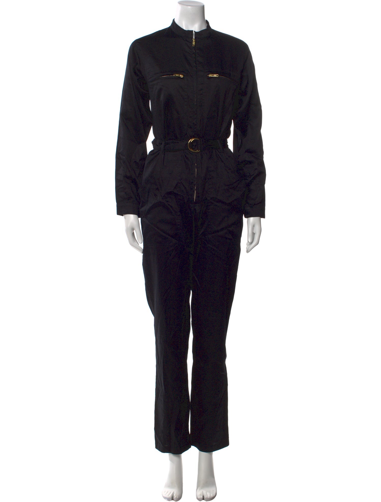 Agnes B. Mock Neck Jumpsuit