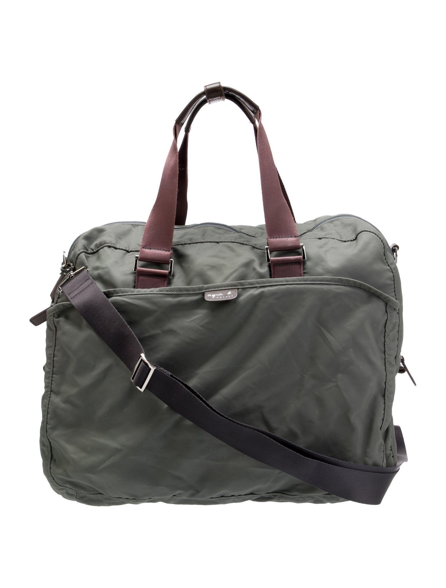 Agnes B. Nylon Weekender Bag