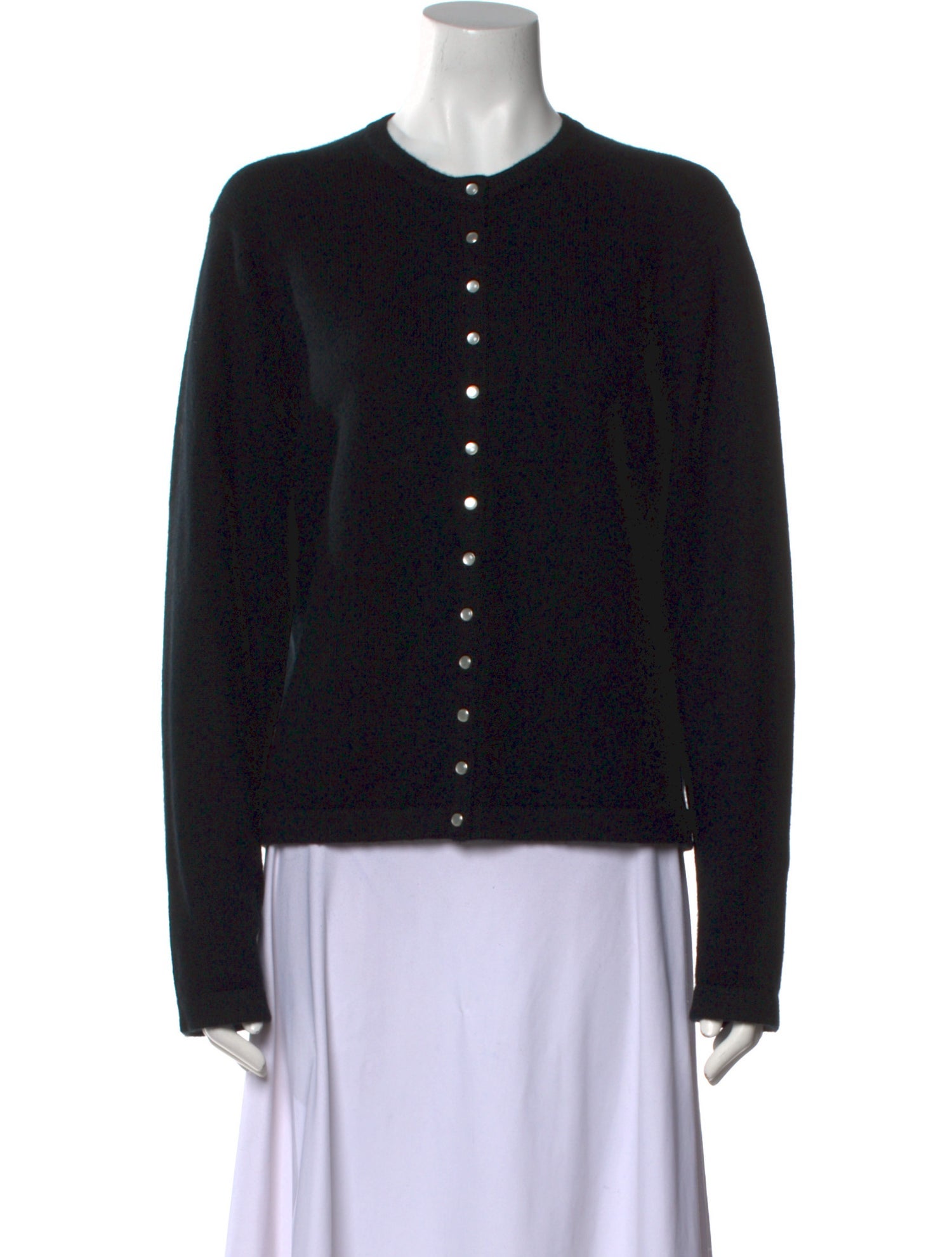 Agnes B. Cashmere Crew Neck Sweater