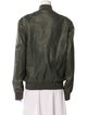 Agnes B. Leather Bomber Jacket