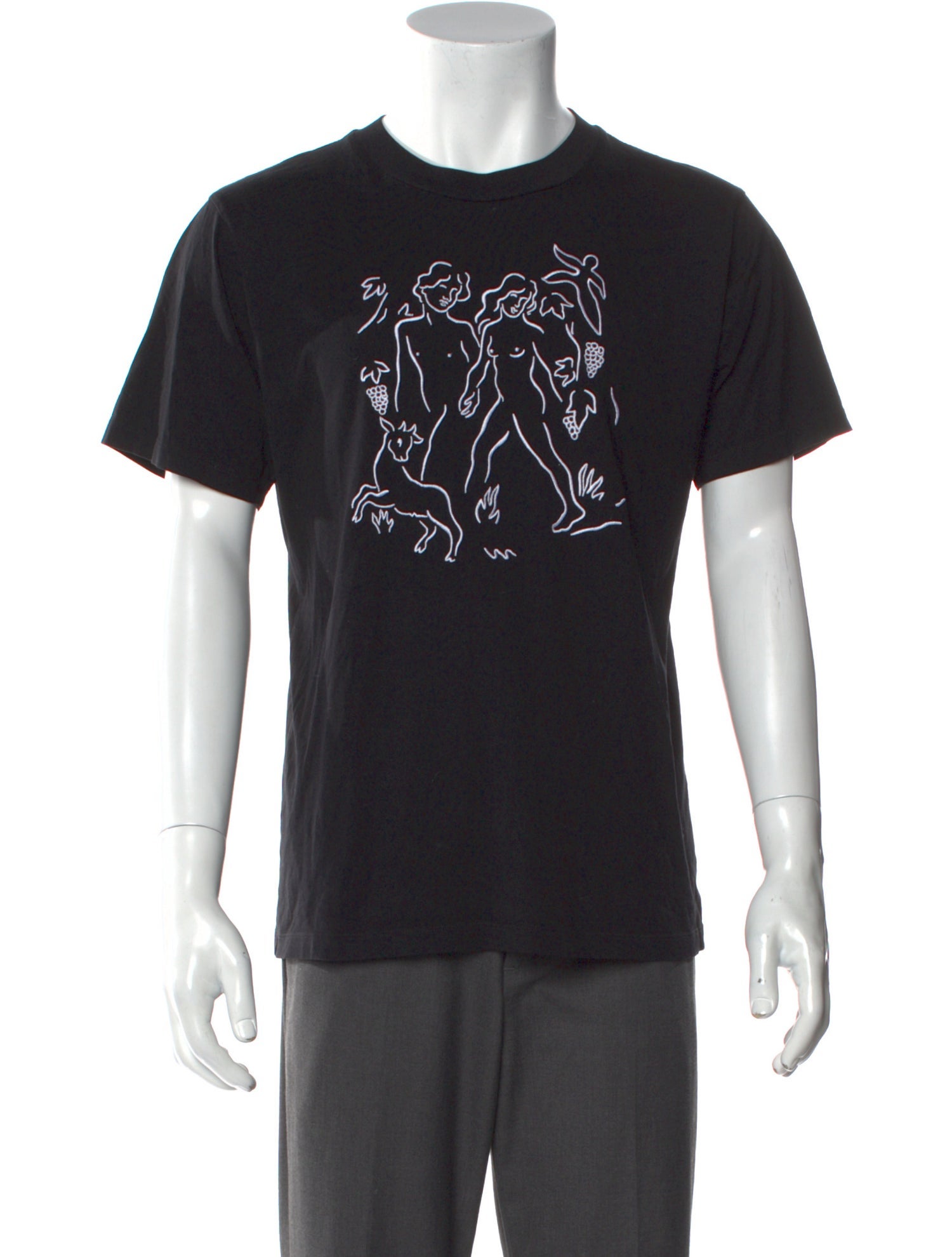 Agnes B. Graphic Print Crew Neck T-Shirt