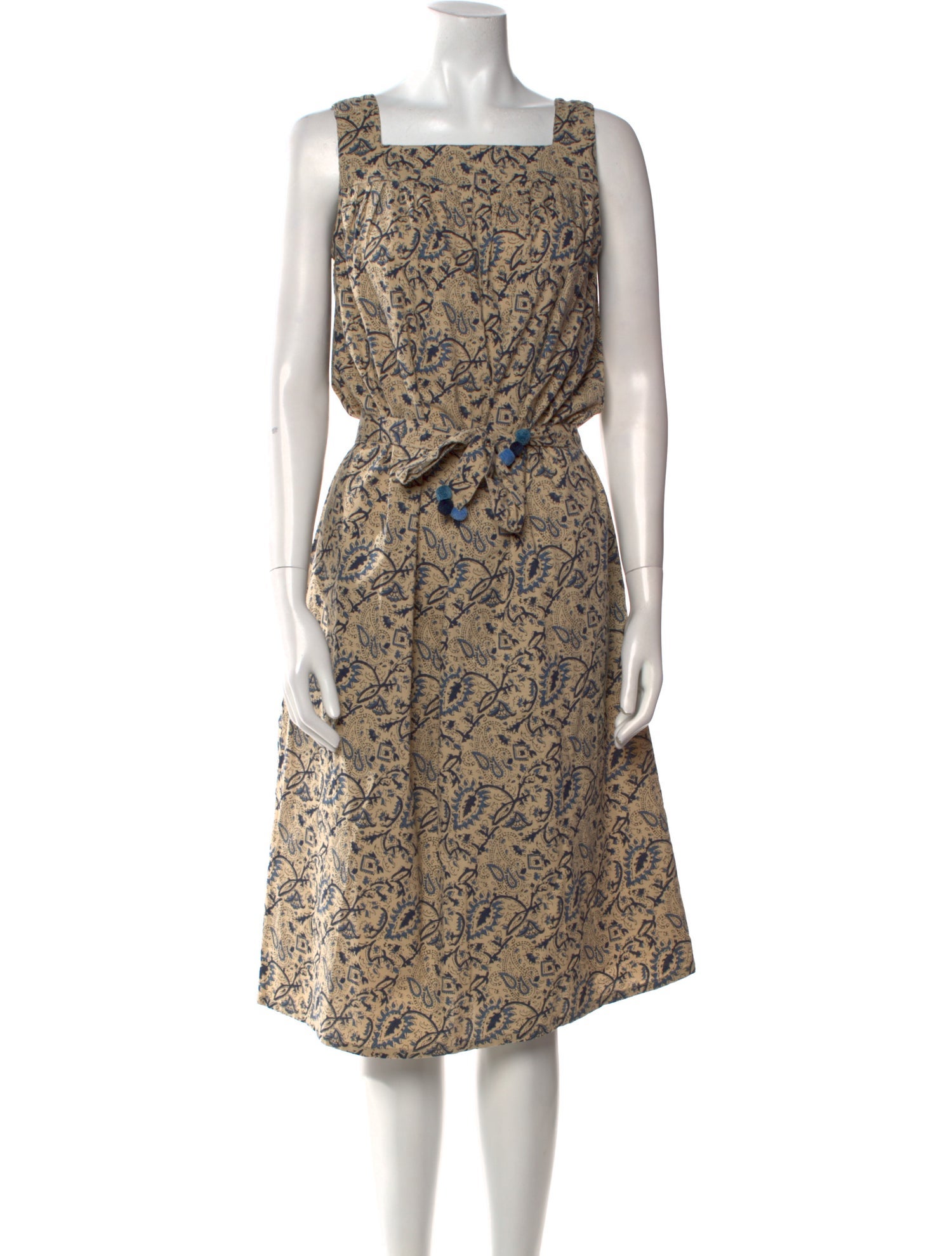 Agnes B. Printed Midi Length Dress w/ Tags