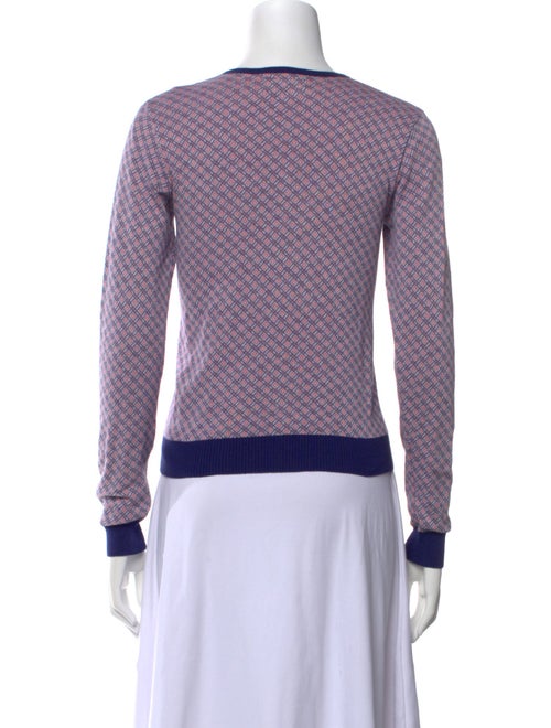 Agnes B. Printed Crew Neck Sweater