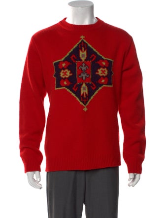 Agnes B. Wool Graphic Print Pullover