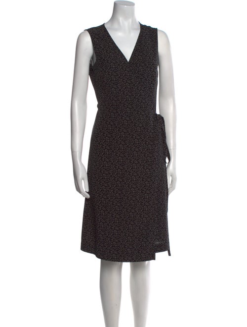 Agnes B. Printed Knee-Length Dress