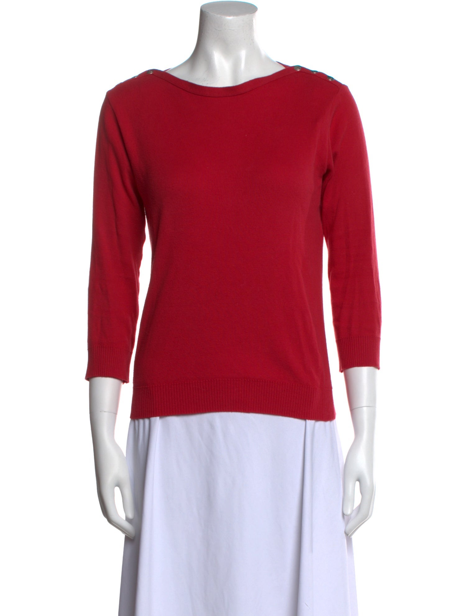 Agnes B. Bateau Neckline Sweater