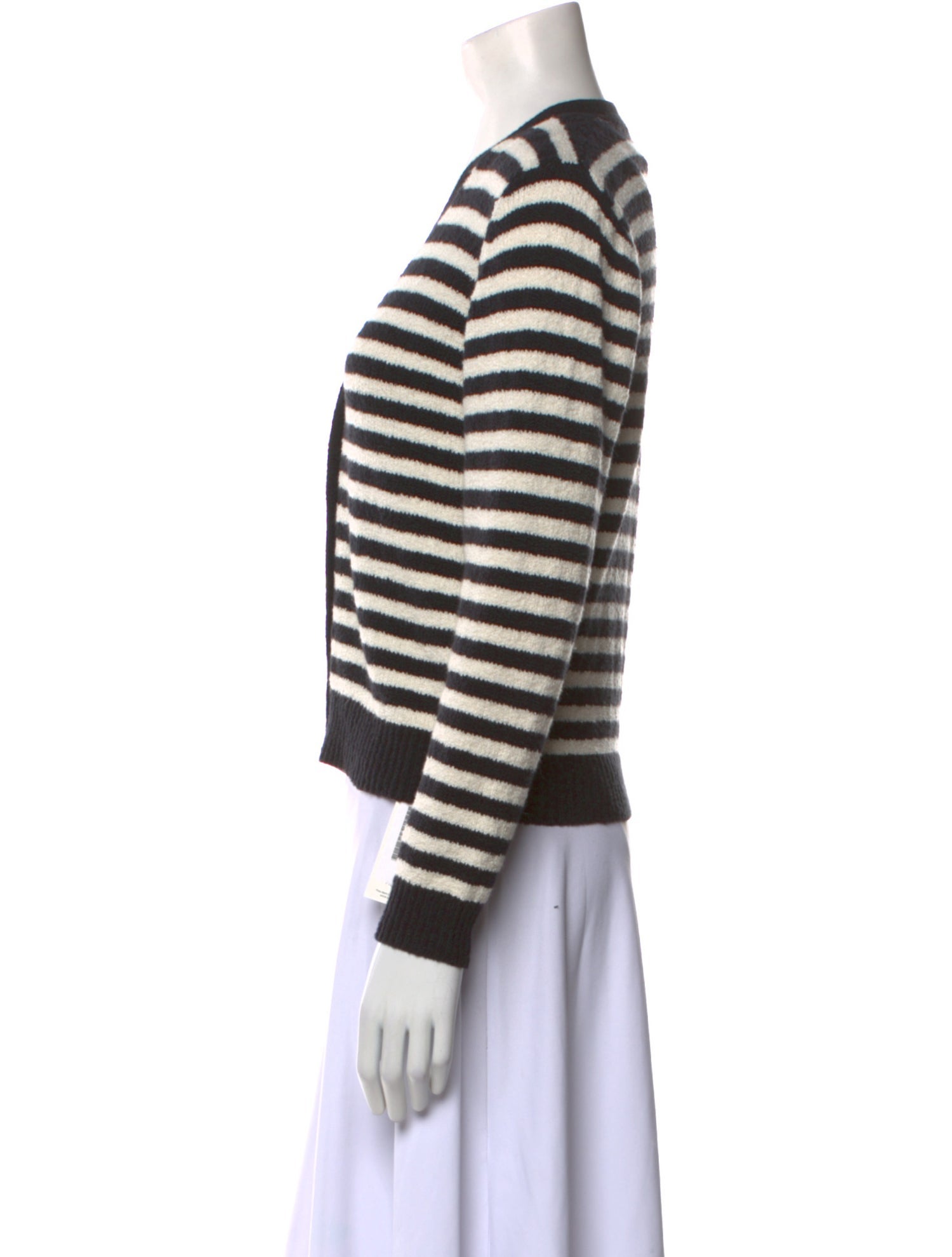 Agnes B. Wool Striped Sweater